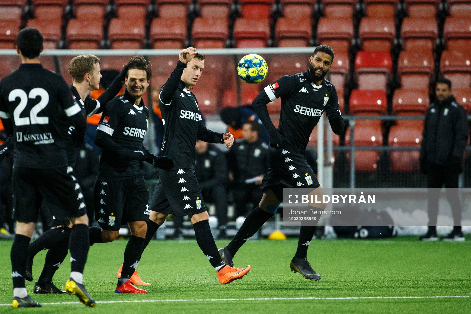 IFK Göteborgs spelare jublar