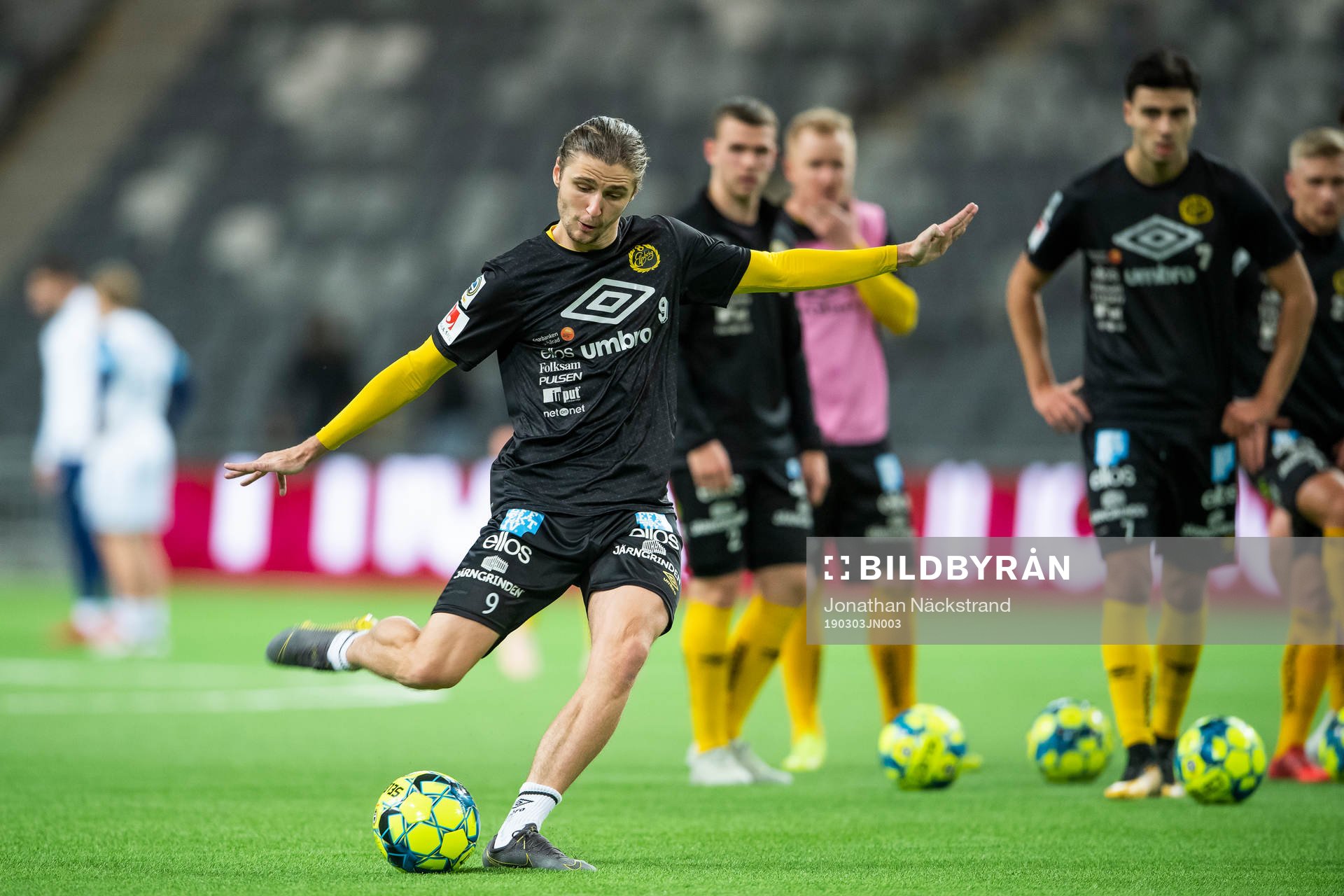Elfsborgs spelare värmer upp