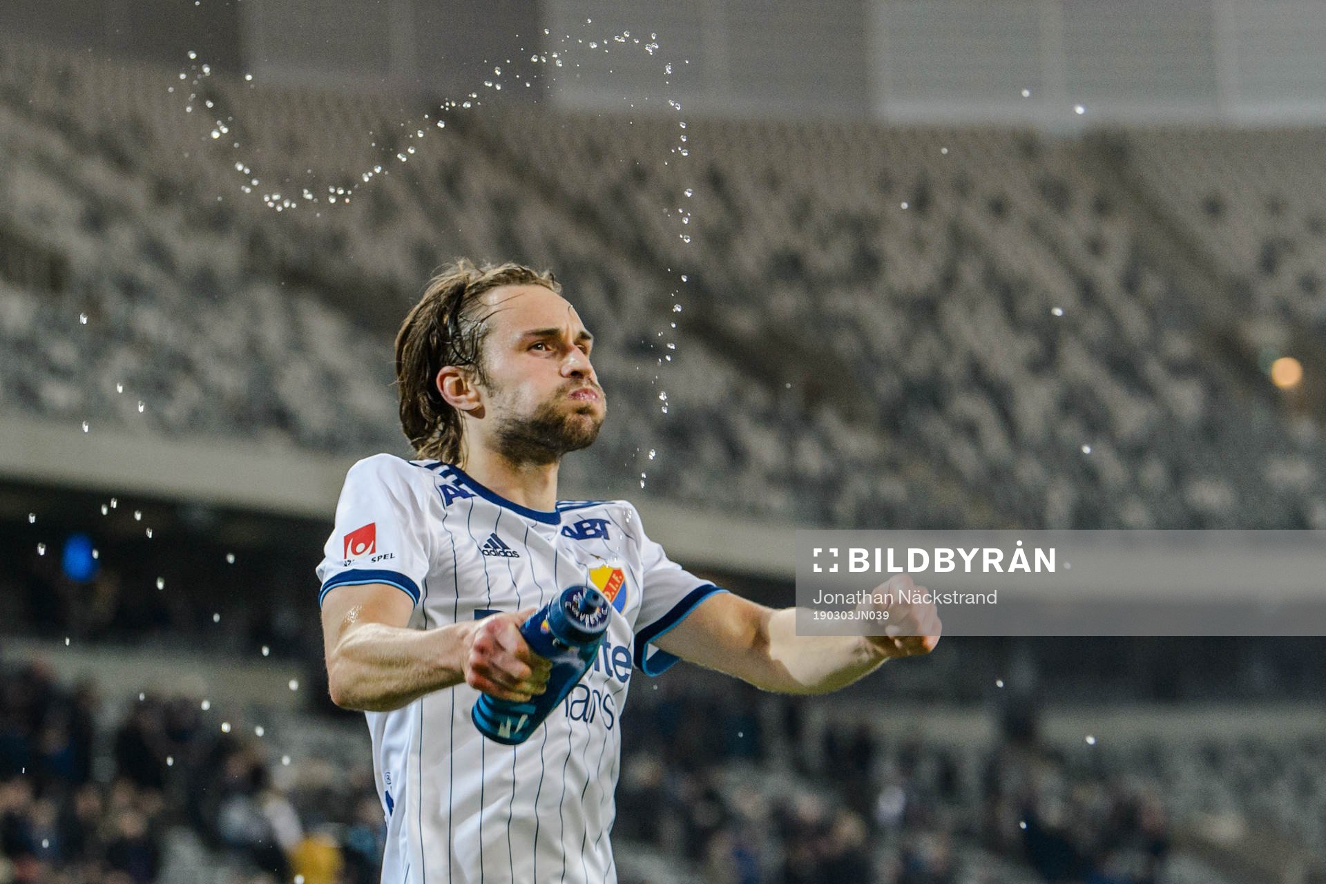 Djurgårdens Kevin Walker jublar