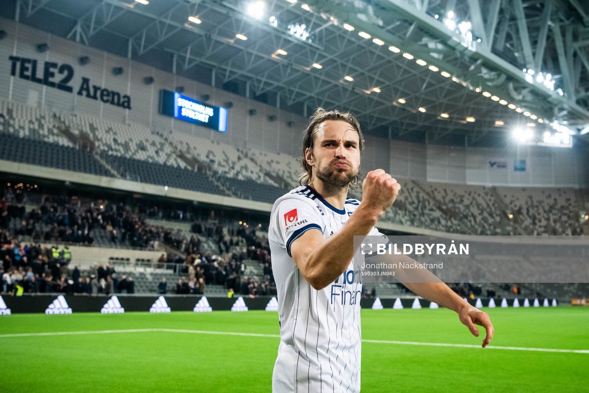 Djurgårdens Kevin Walker jublar