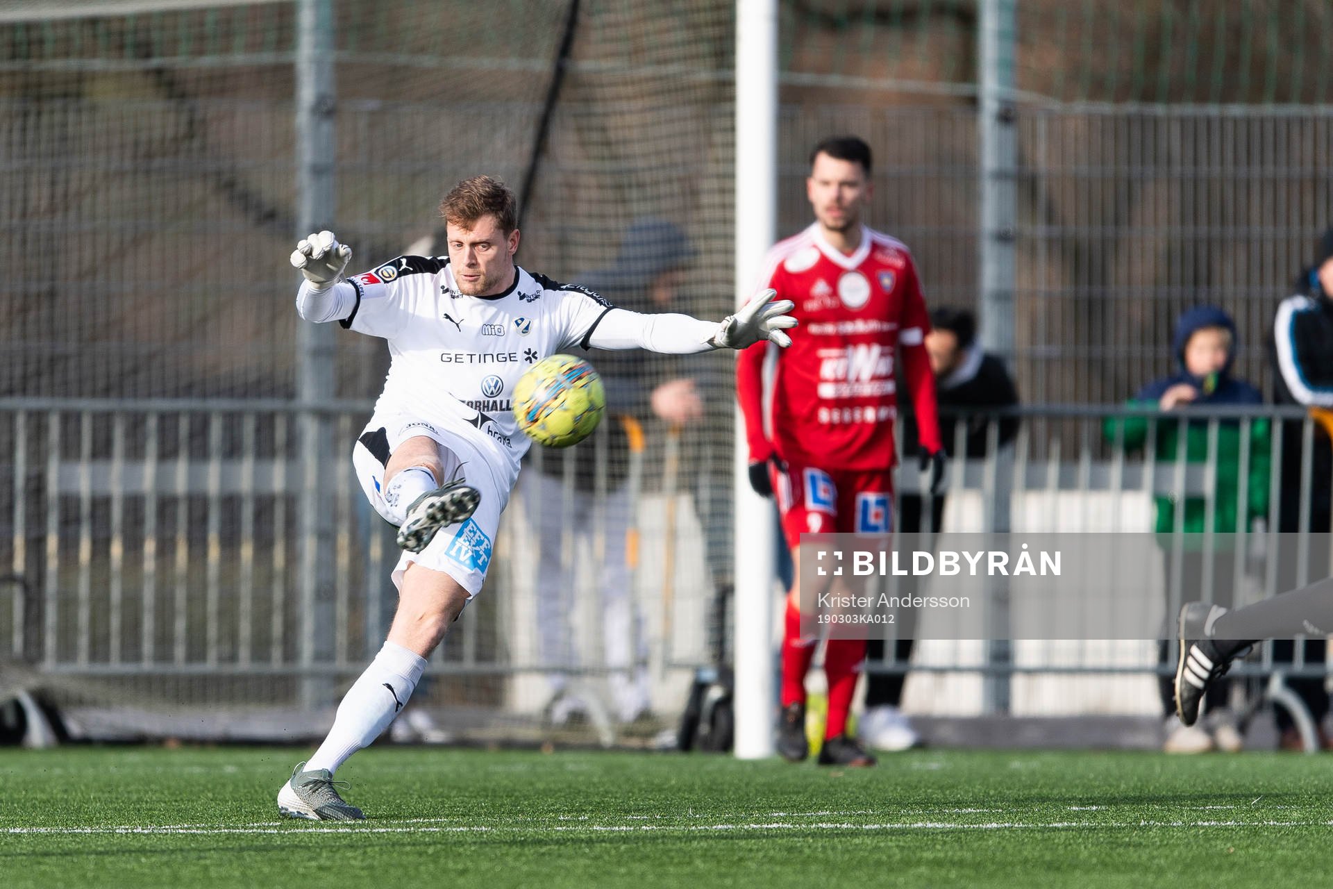 Halmstads målvakt Malkolm Nilsson