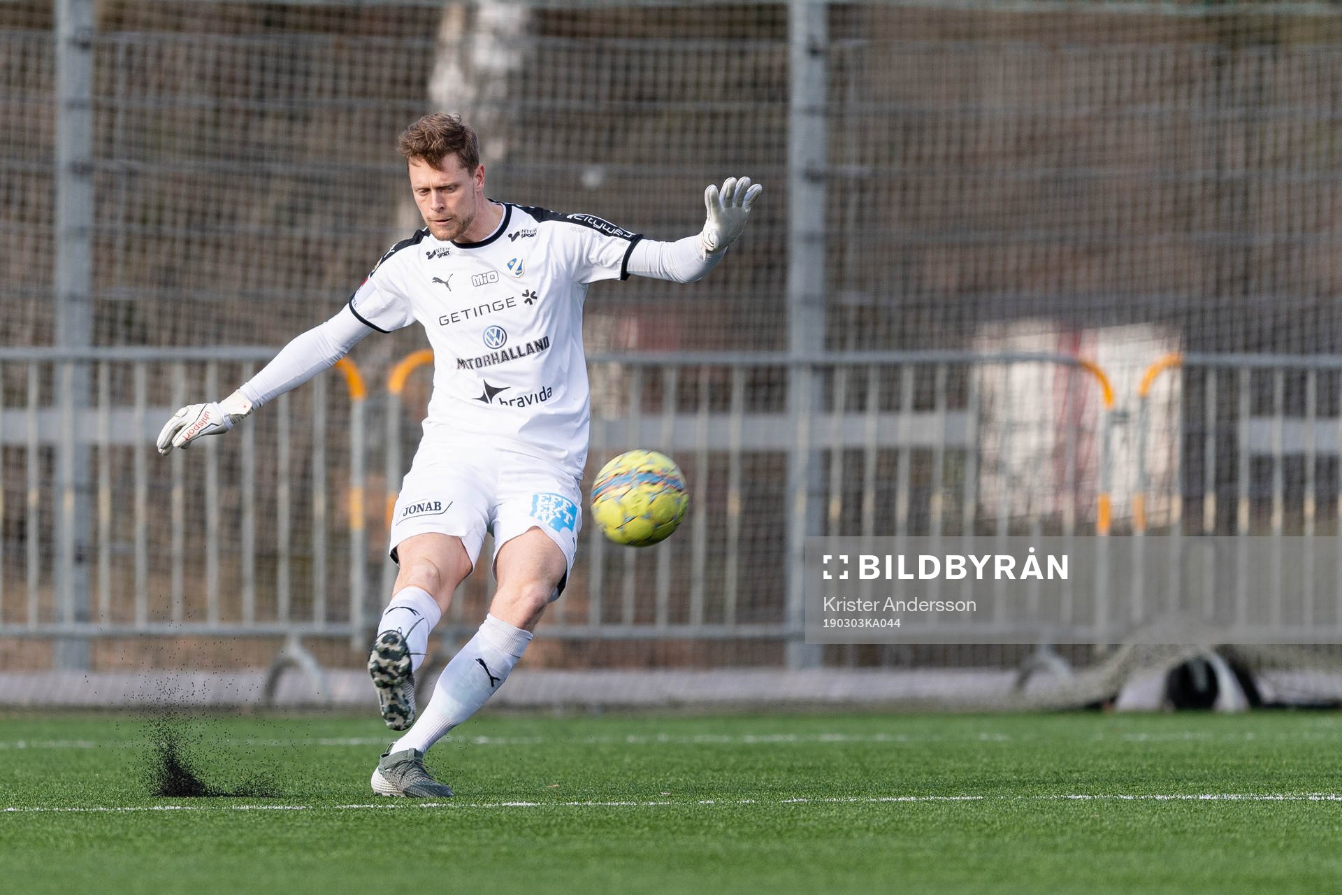 Halmstads målvakt Malkolm Nilsson
