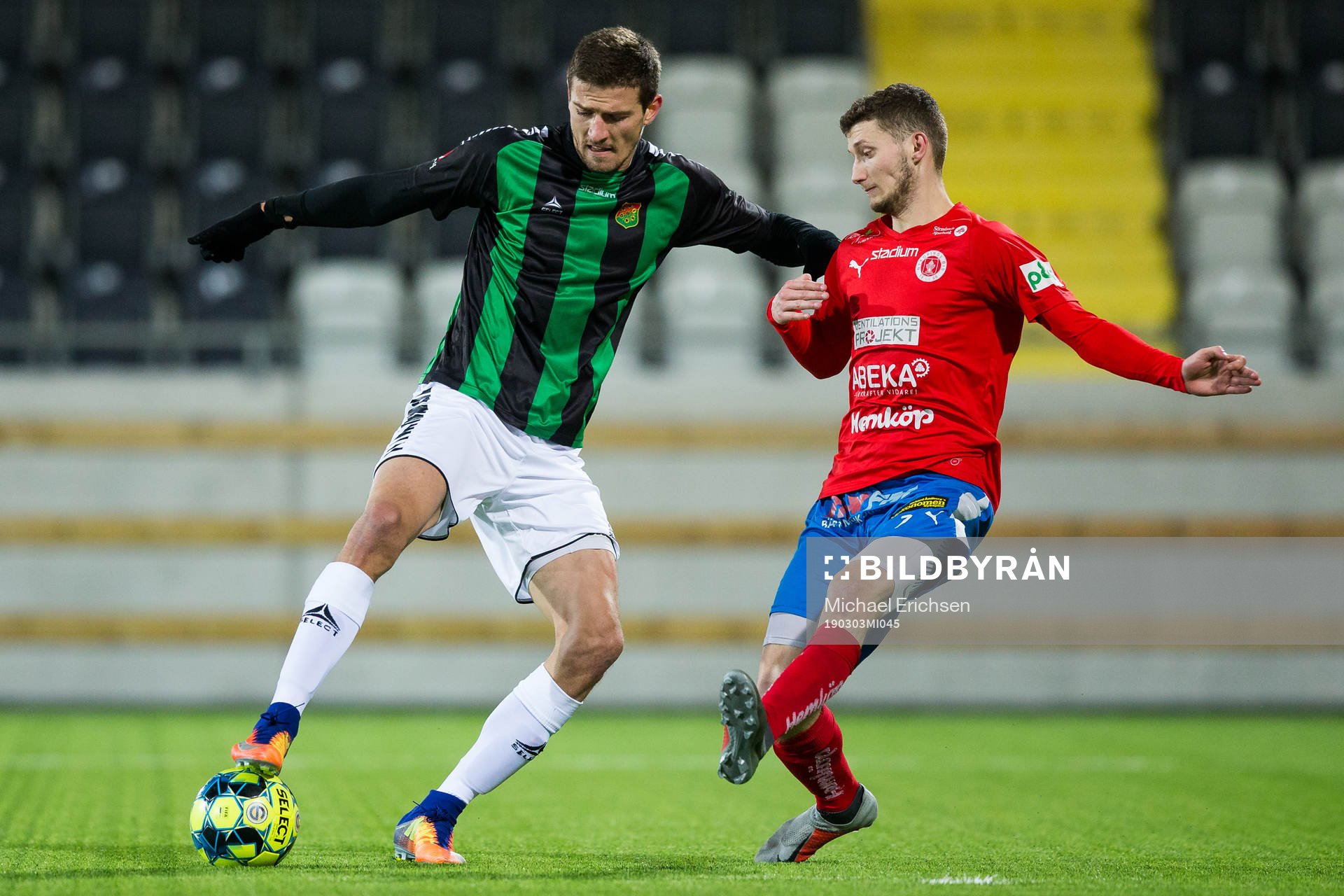 GAIS Nikola Asceric  mot Nyköpings Jakob Bergman