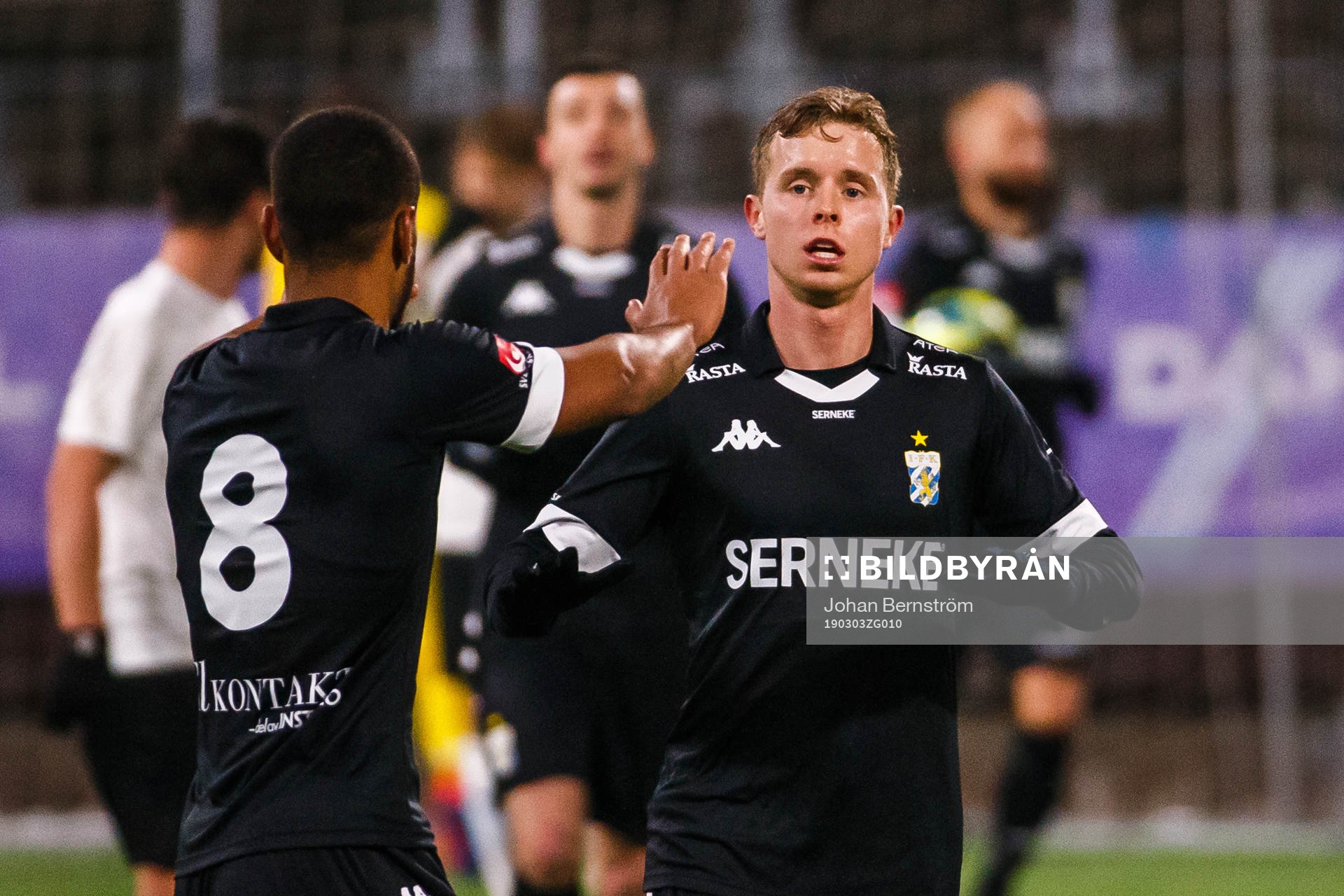IFK Göteborgs Victor Wernersson jublar