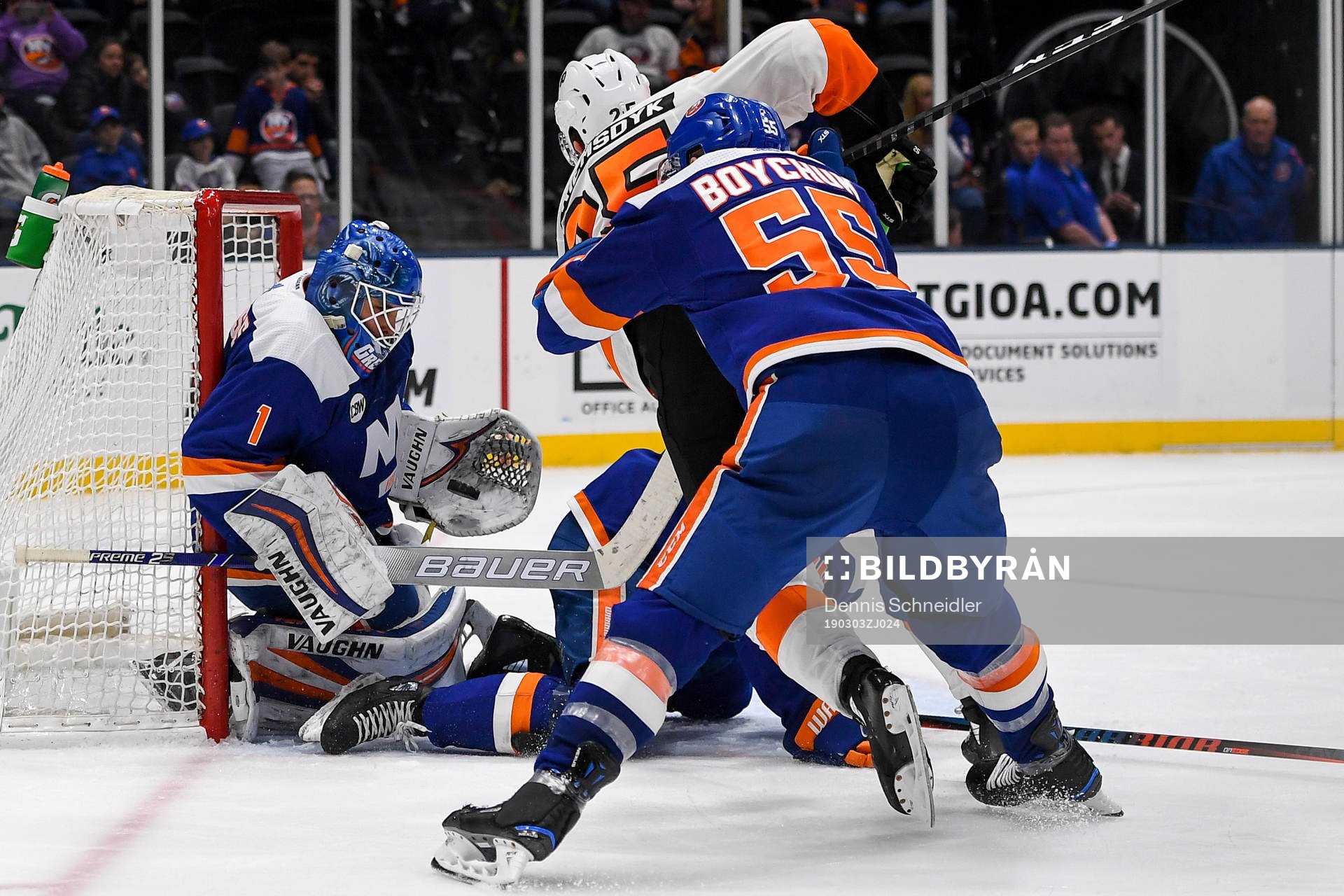 Ishockey, NHL Mar 3, 2019; Uniondale, NY, USA; New York