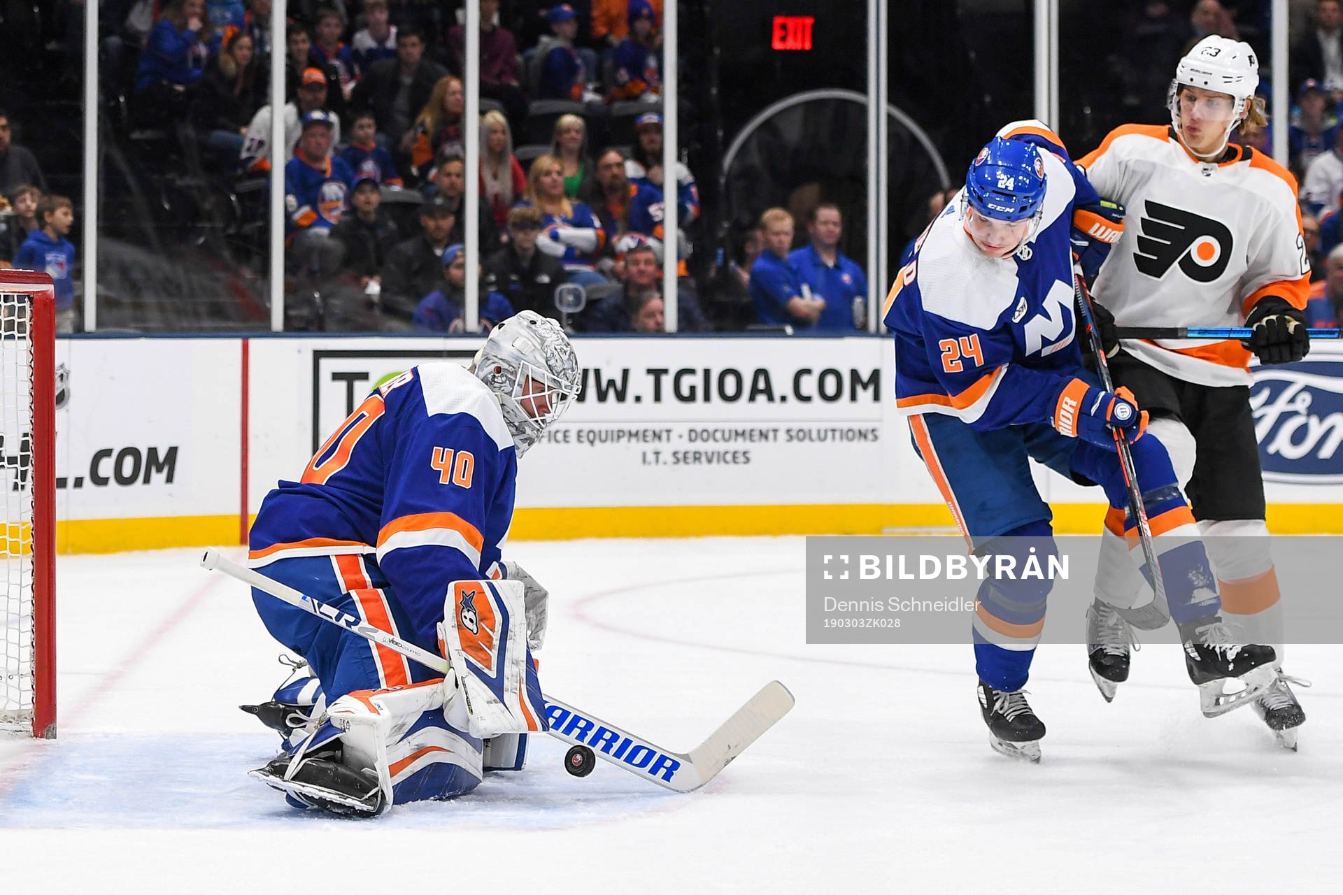Ishockey, NHL Mar 3, 2019; Uniondale, NY, USA; New York