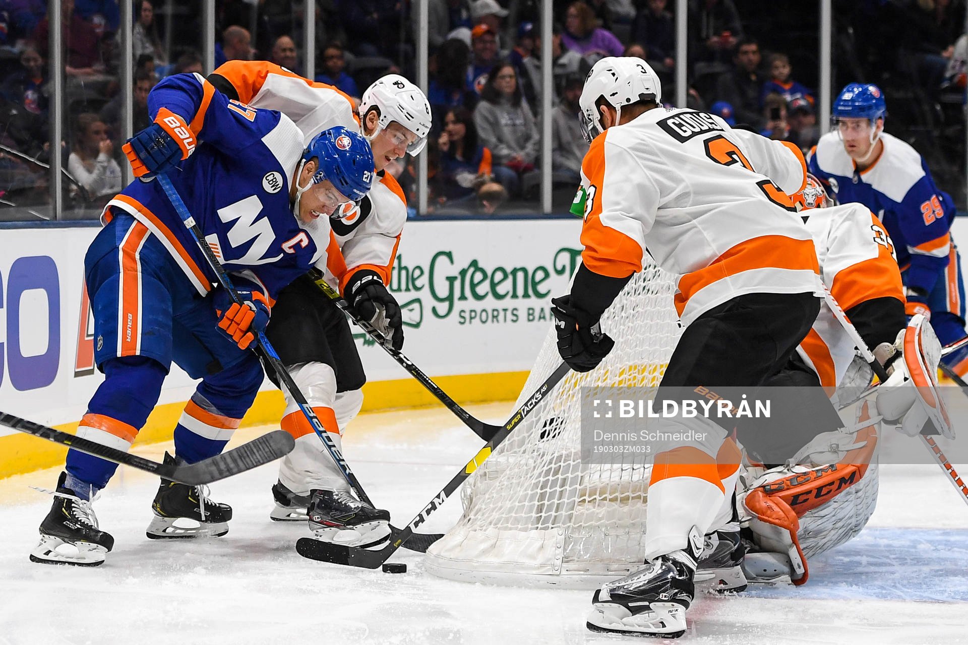 Ishockey, NHL Mar 3, 2019; Uniondale, NY, USA; Philadelphia