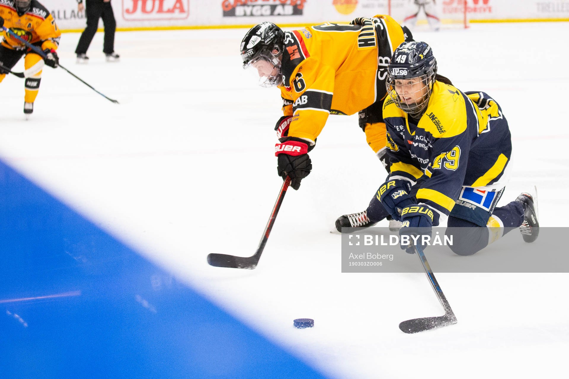 s Fanny Rask och Luleås Jenni Hiirikoski