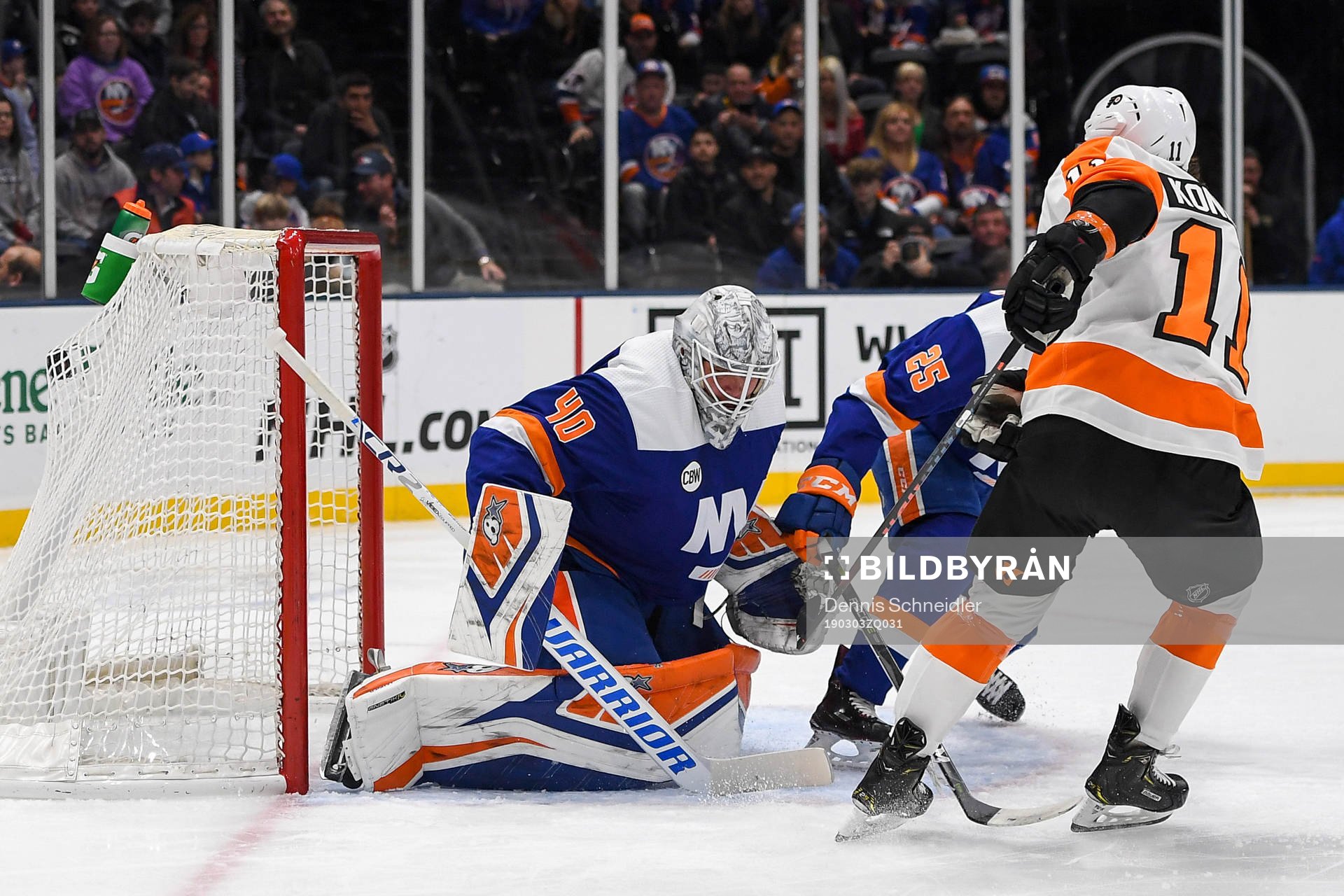 Ishockey, NHL Mar 3, 2019; Uniondale, NY, USA; Philadelphia