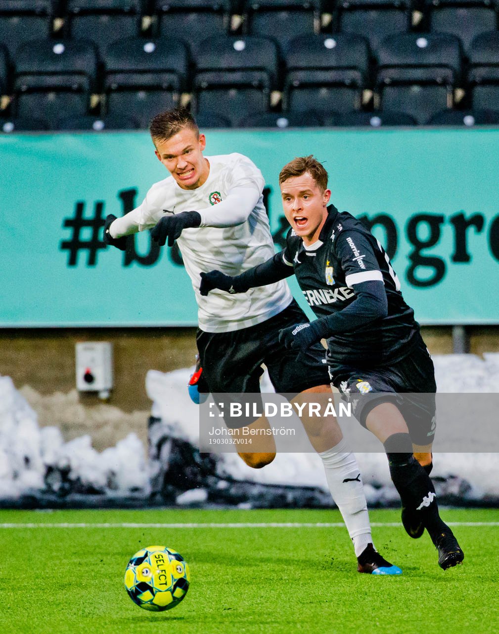 Örebros Arvid Brorsson och IFK Göteborgs Victor Wernersson