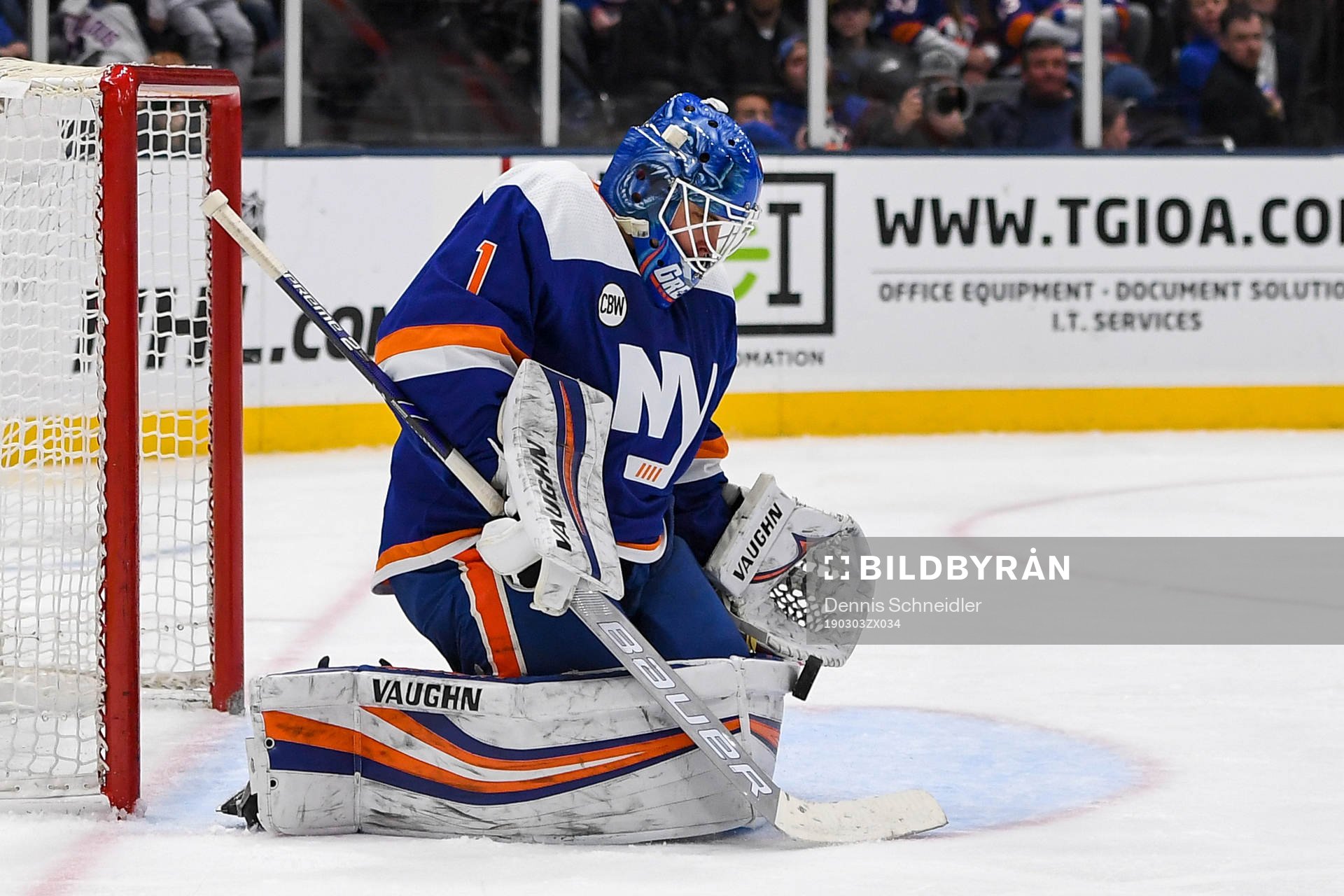 Ishockey, NHL Mar 3, 2019; Uniondale, NY, USA; New York