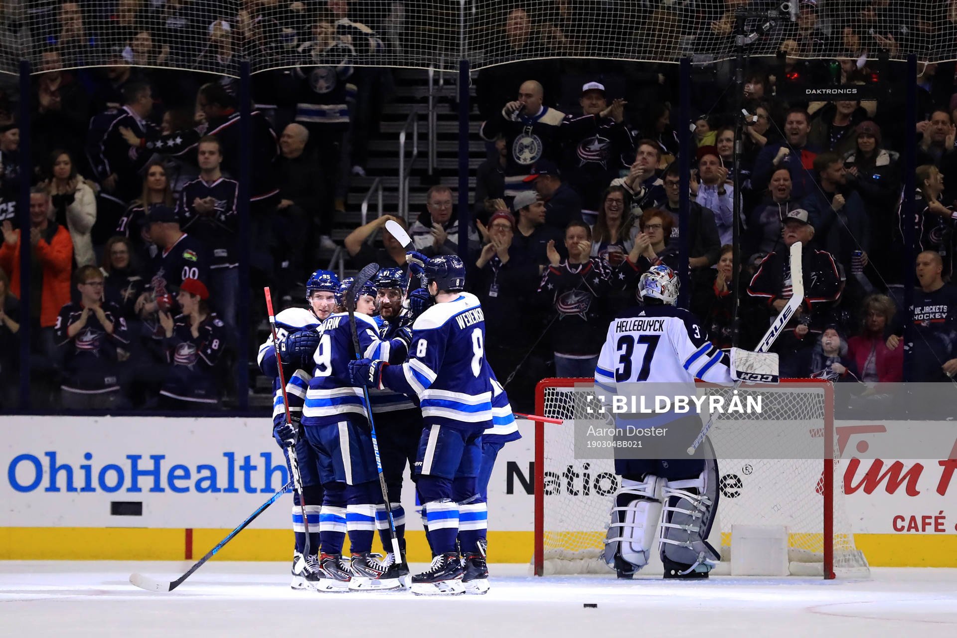 Ishockey, NHL Mar 3, 2019; Columbus, OH, USA; Columbus Blue