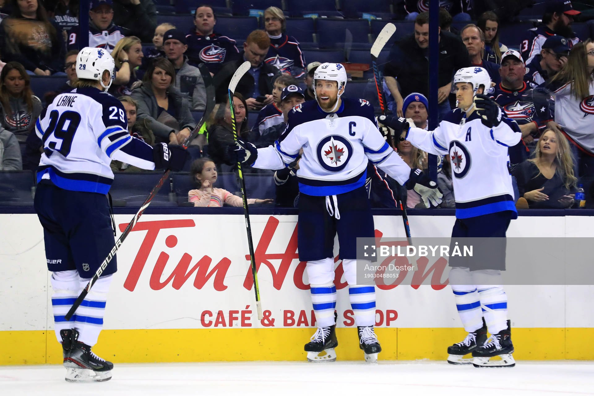 Ishockey, NHL Mar 3, 2019; Columbus, OH, USA; Winnipeg Jets
