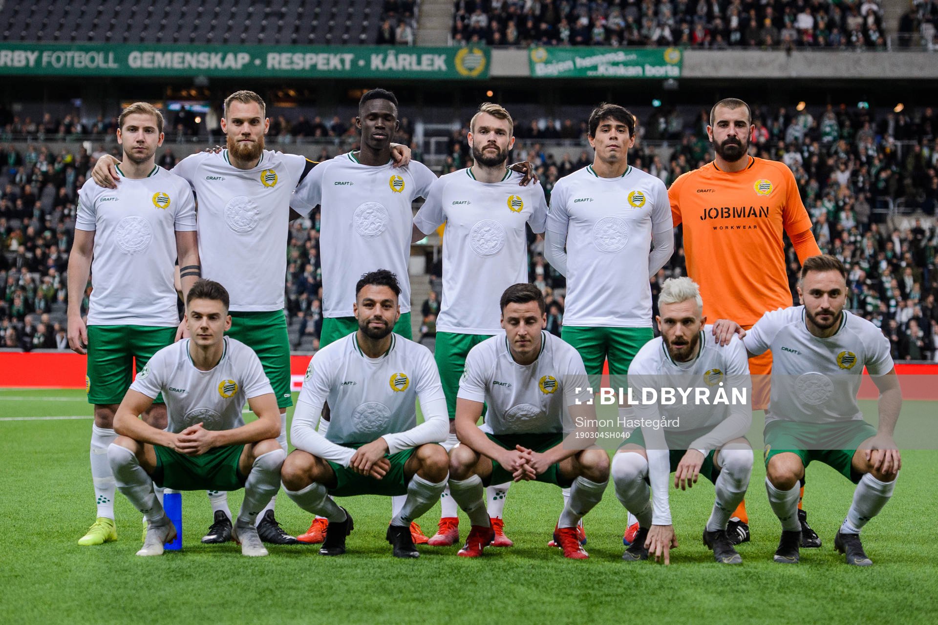 Hammarbys Darijan Bojanic, David Fällman , Kossounou