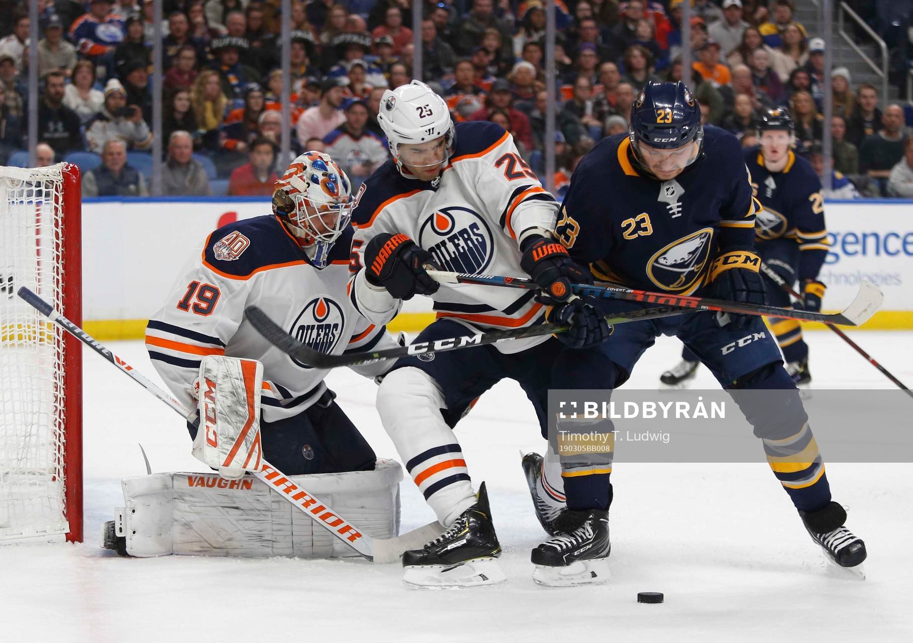 Ishockey, NHL Mar 4, 2019; Buffalo, NY, USA; Edmonton