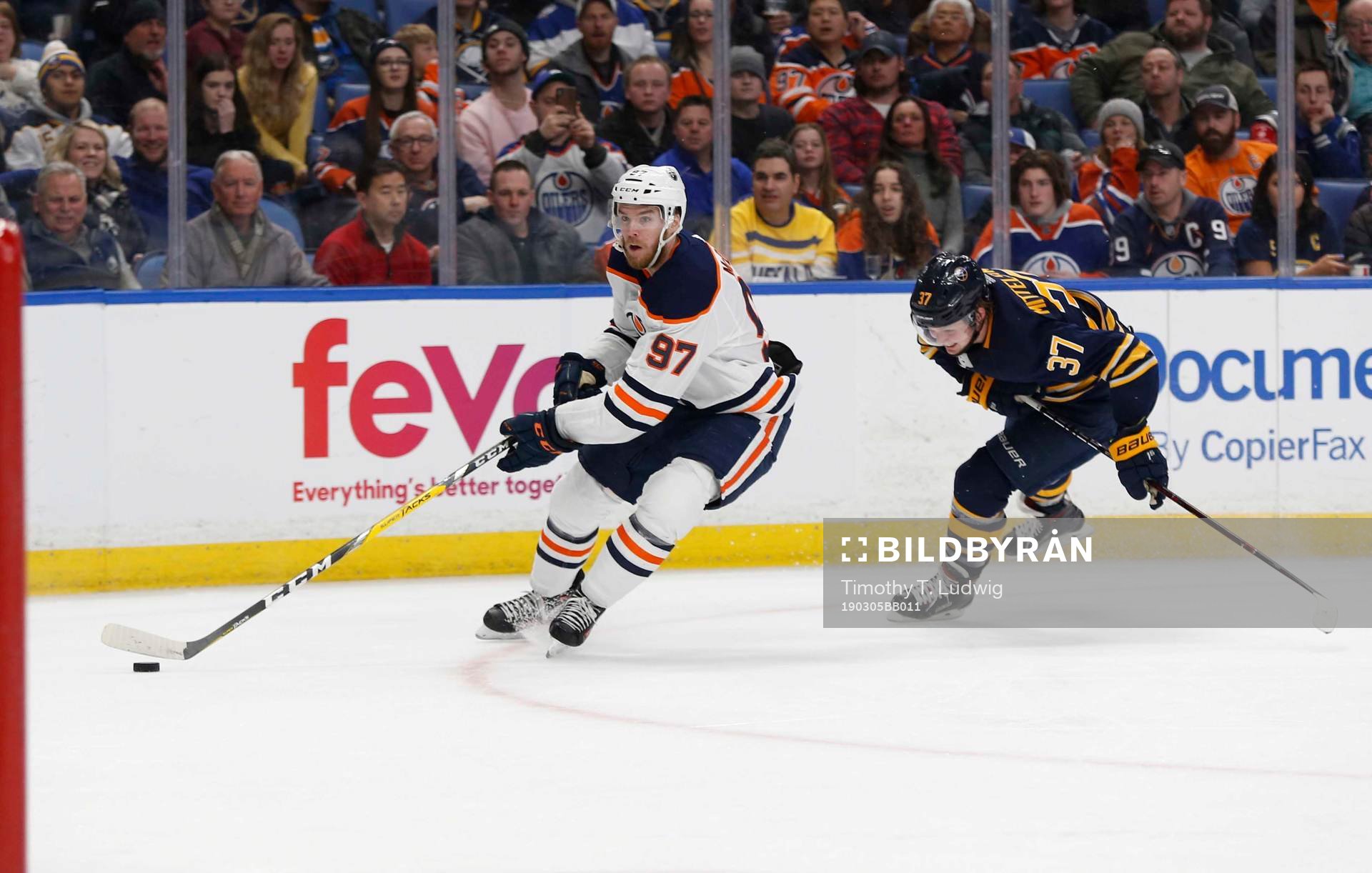 Ishockey, NHL Mar 4, 2019; Buffalo, NY, USA; Buffalo Sabres
