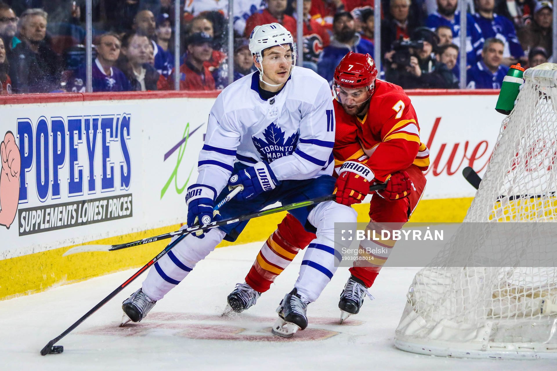 Ishockey, NHL Mar 4, 2019; Calgary, Alberta, CAN; Toronto