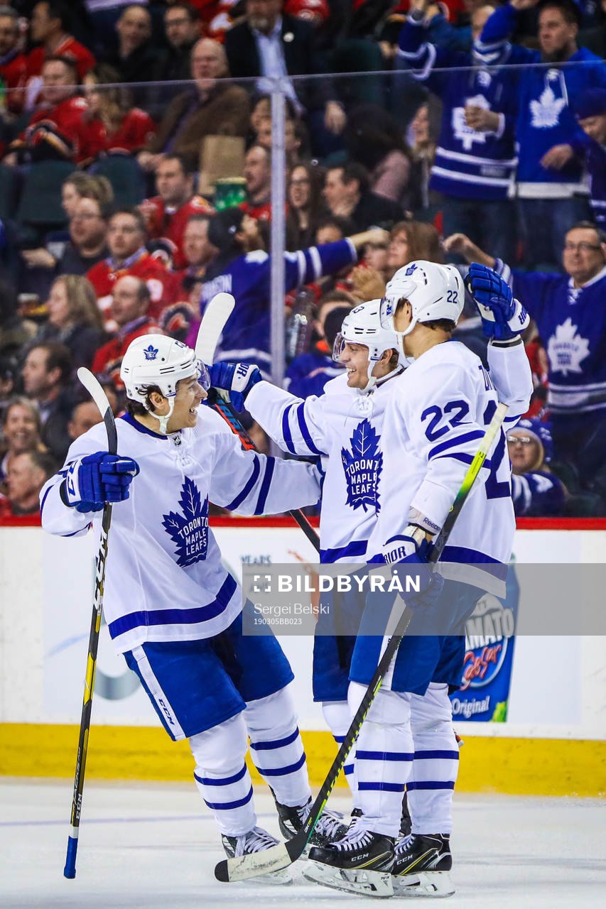 Ishockey, NHL Mar 4, 2019; Calgary, Alberta, CAN; Toronto