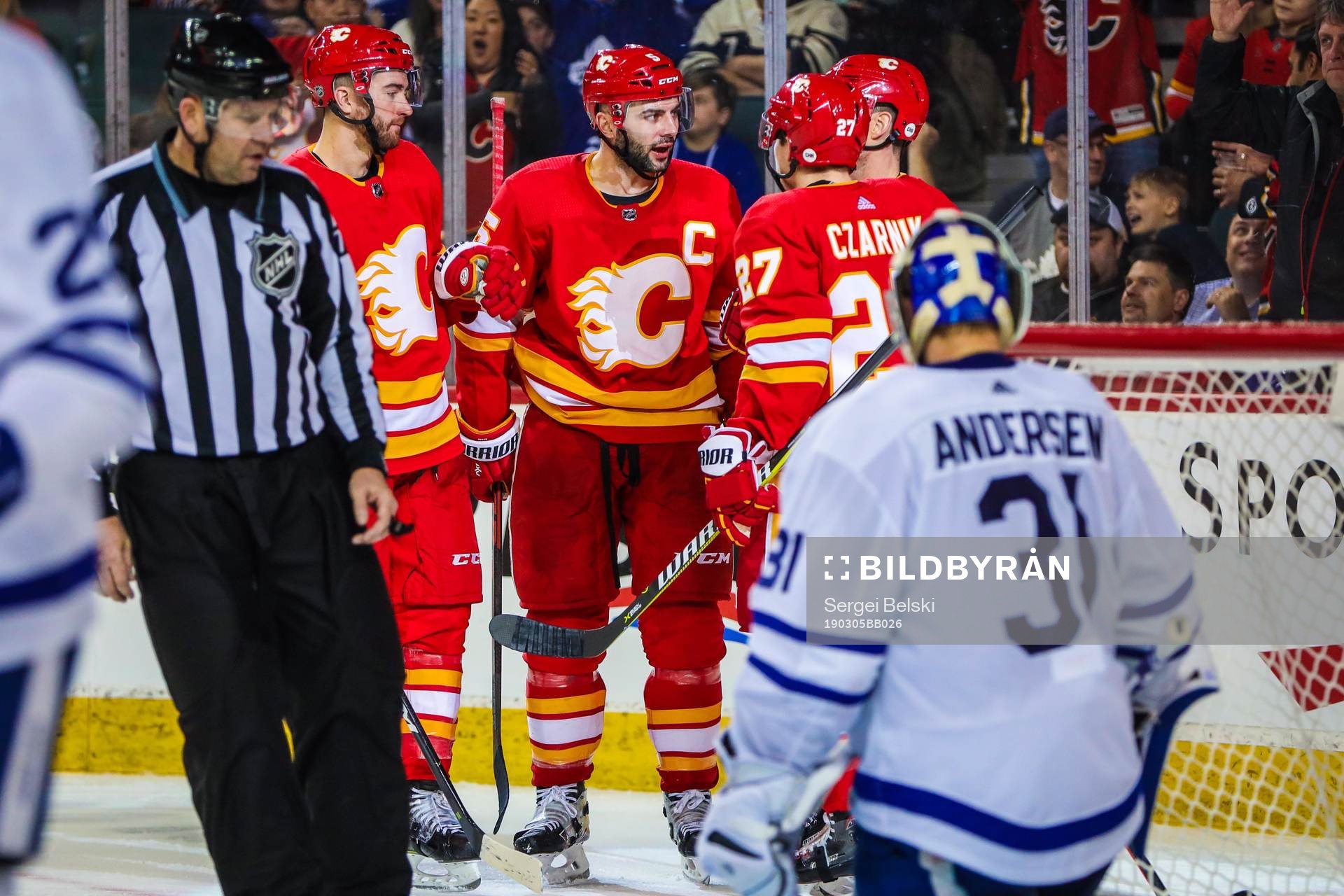 Ishockey, NHL Mar 4, 2019; Calgary, Alberta, CAN; Calgary