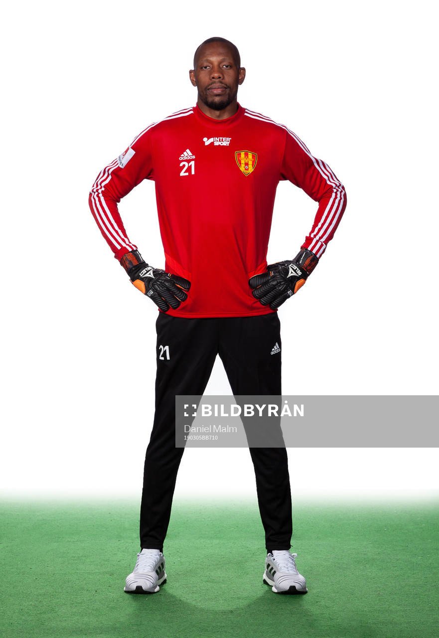 Syrianskas målvakt Dwayne Miller