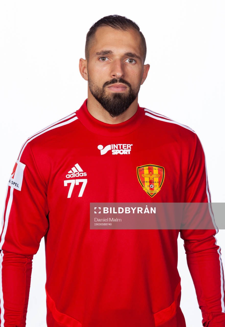 Syrianskas målvakt Dejan Garaca