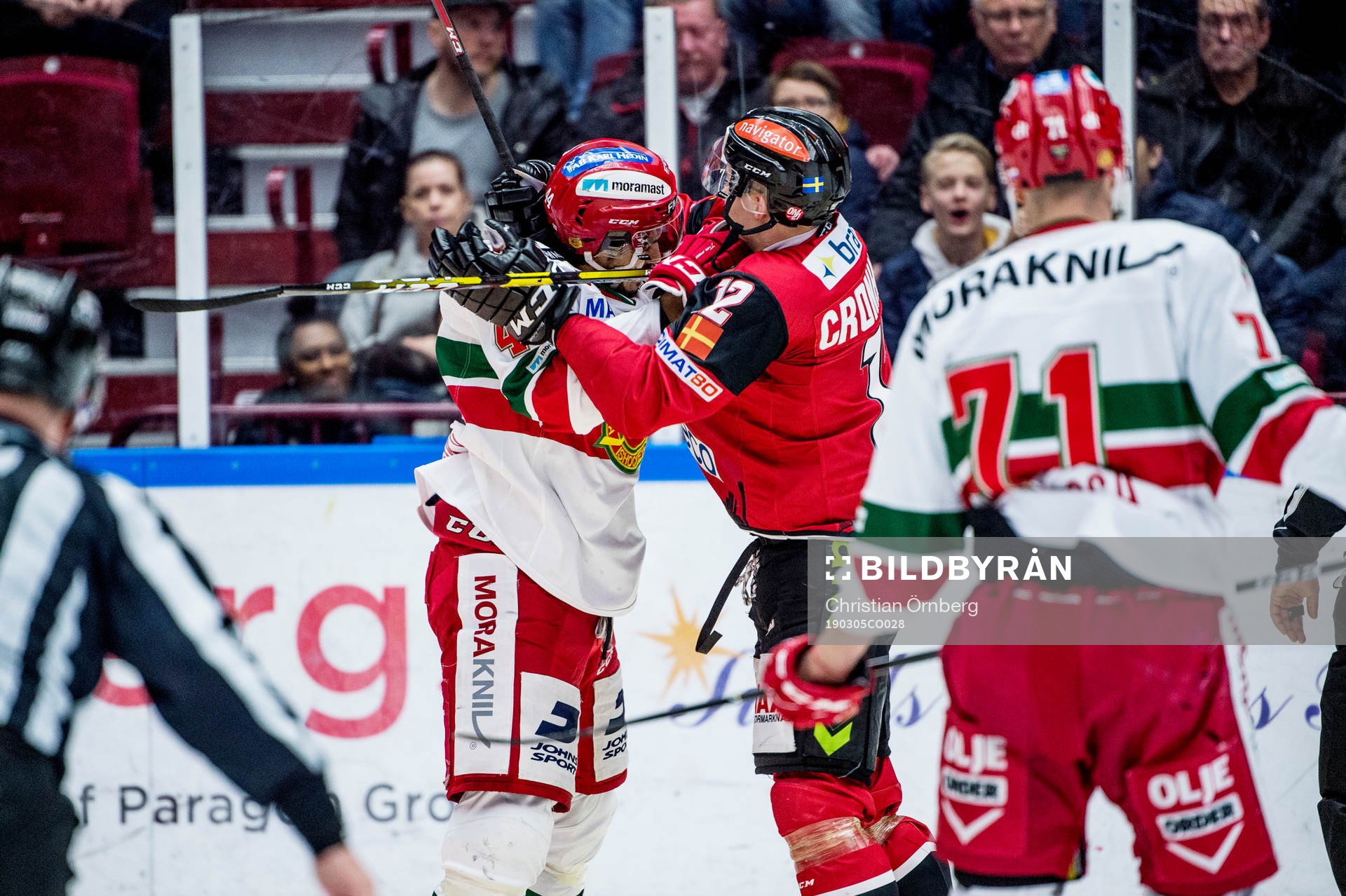 Moras Matej Stransky i bråk med Malmö Redhawks Linus