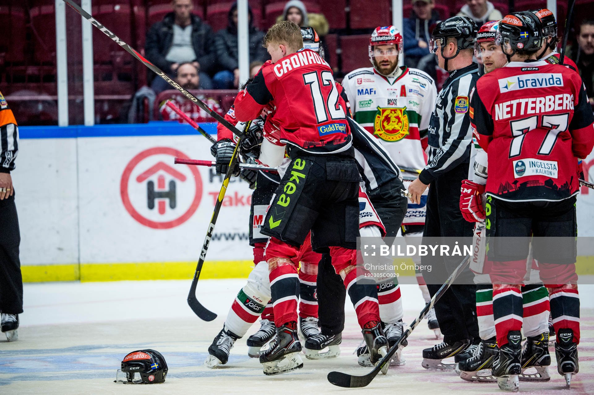 Moras Matej Stransky i bråk med Malmö Redhawks Linus