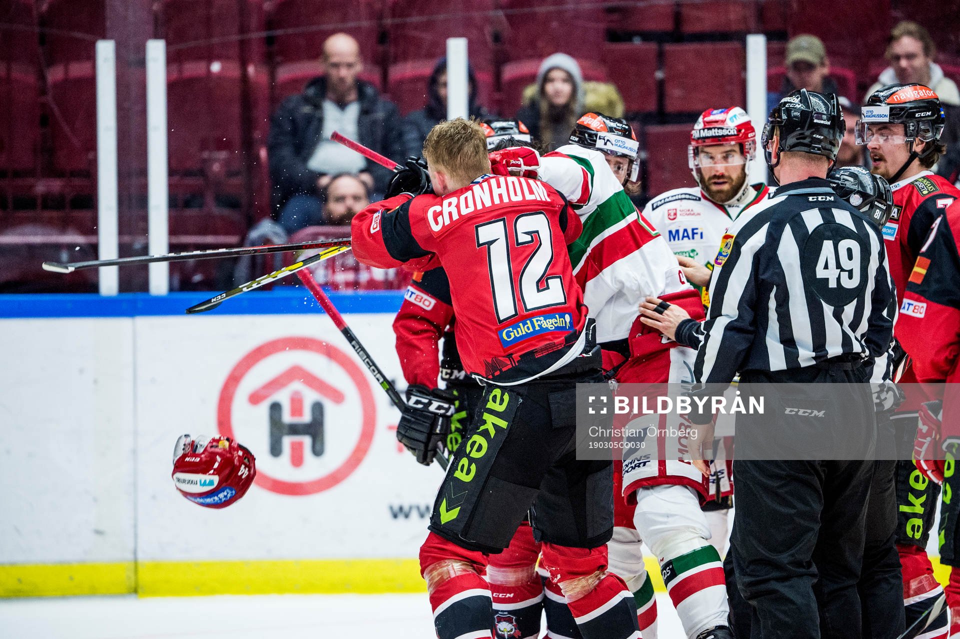 Moras Matej Stransky i bråk med Malmö Redhawks Linus