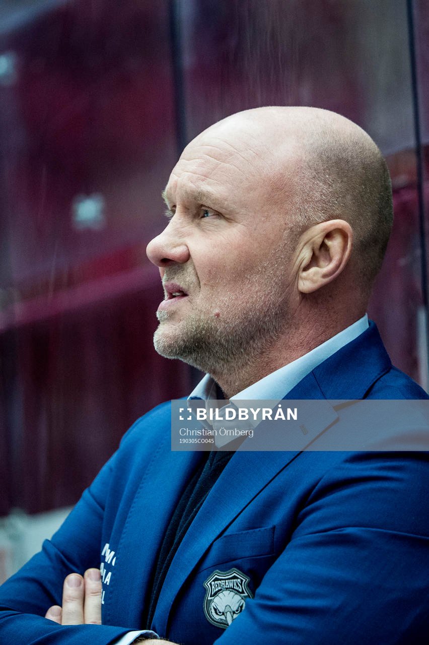 Malmö Redhawks tränare Peter Andersson
