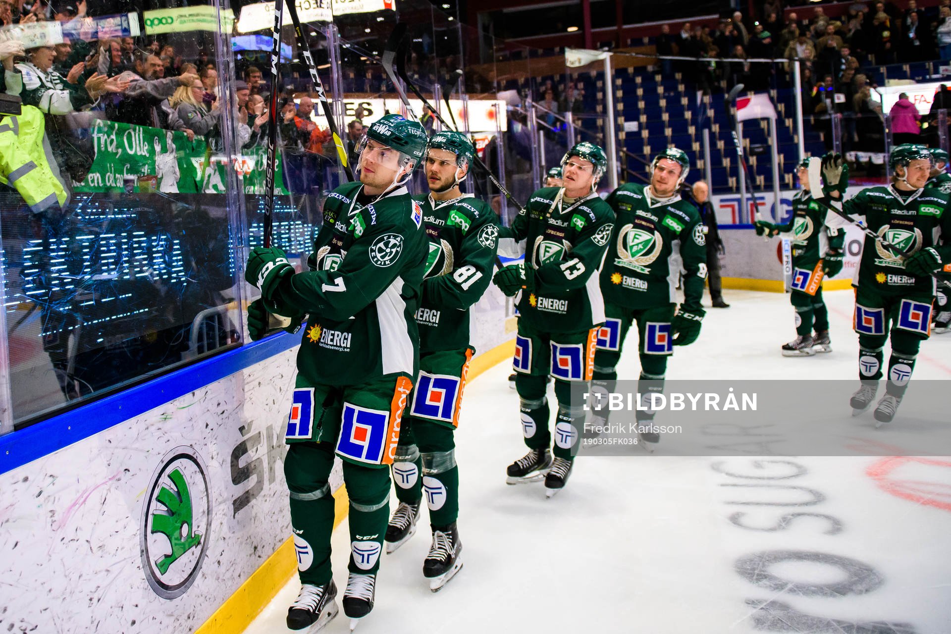 Färjestads Johan Ivarsson, Theodor Lennström, Daniel