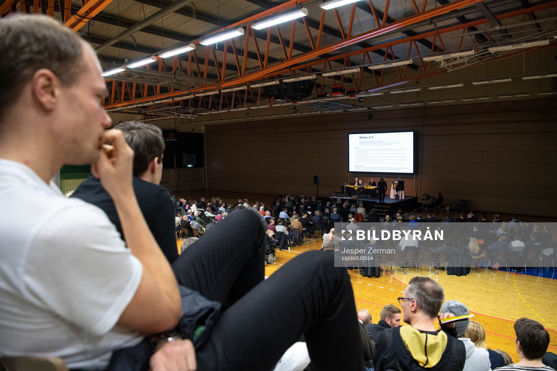 Interiör vy av Solnahallen