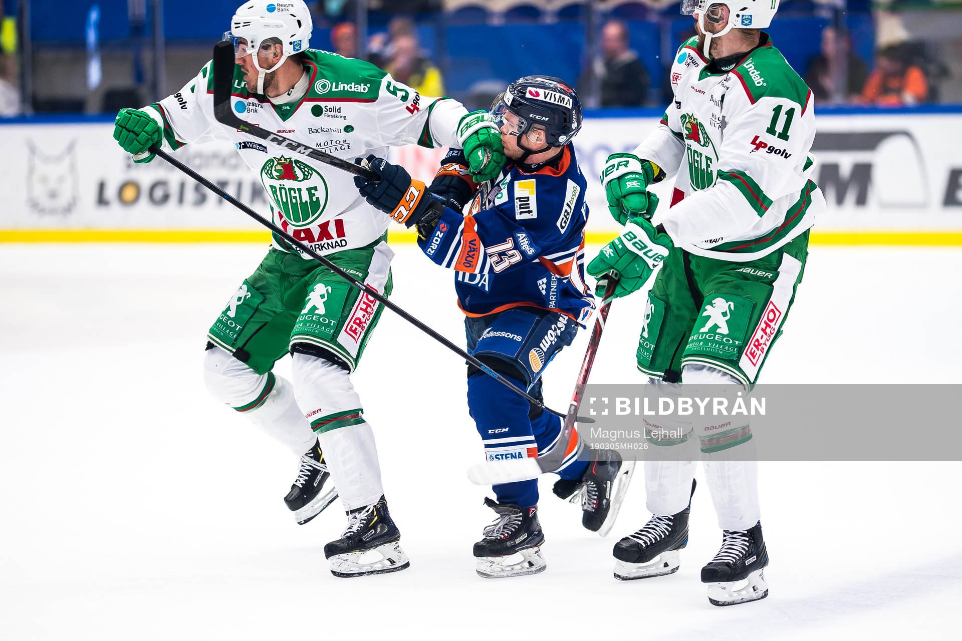 Rögles Alen Bibic, Växjös Julius Junttila och Rögles