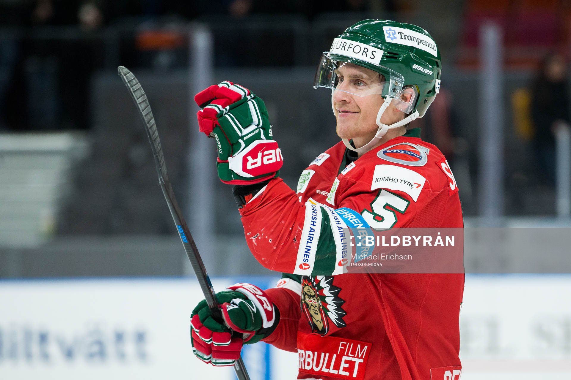 Frölundas Chay Genoway tackar publiken
