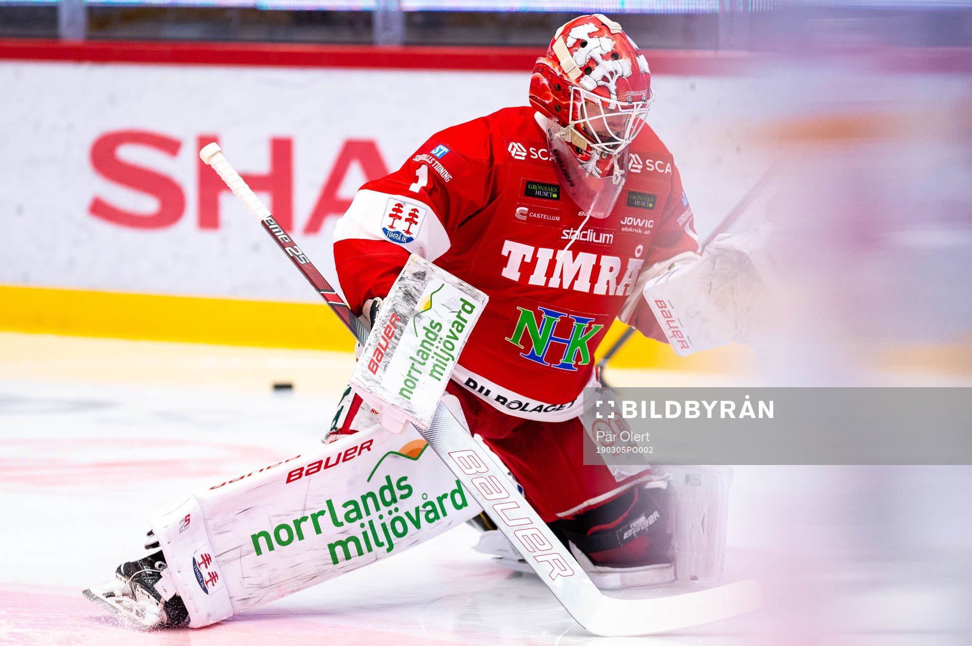 Timrås målvakt Victor Brattström