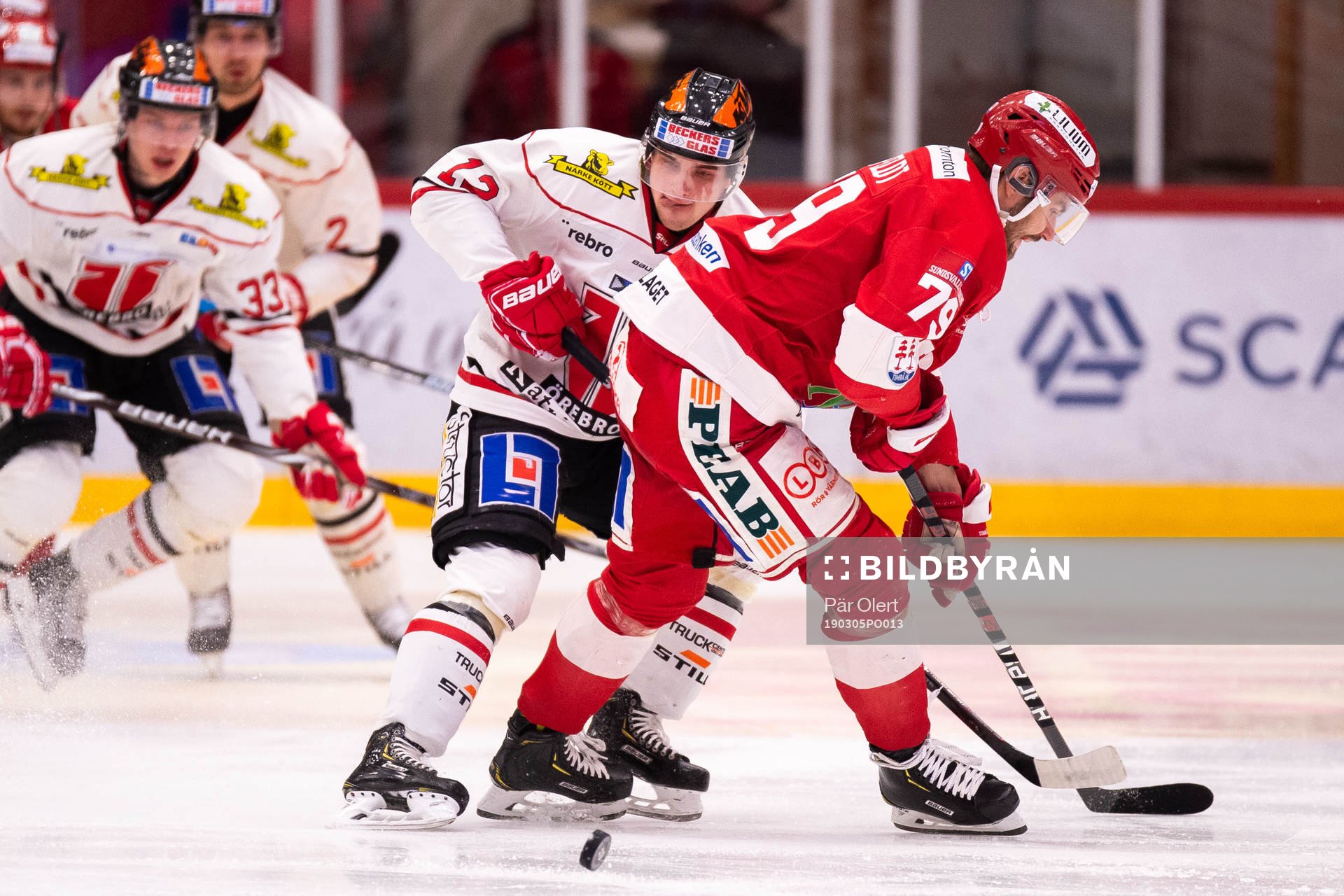 Örebros Glenn Gustafsson och Timrås Ludvig Rensfeldt