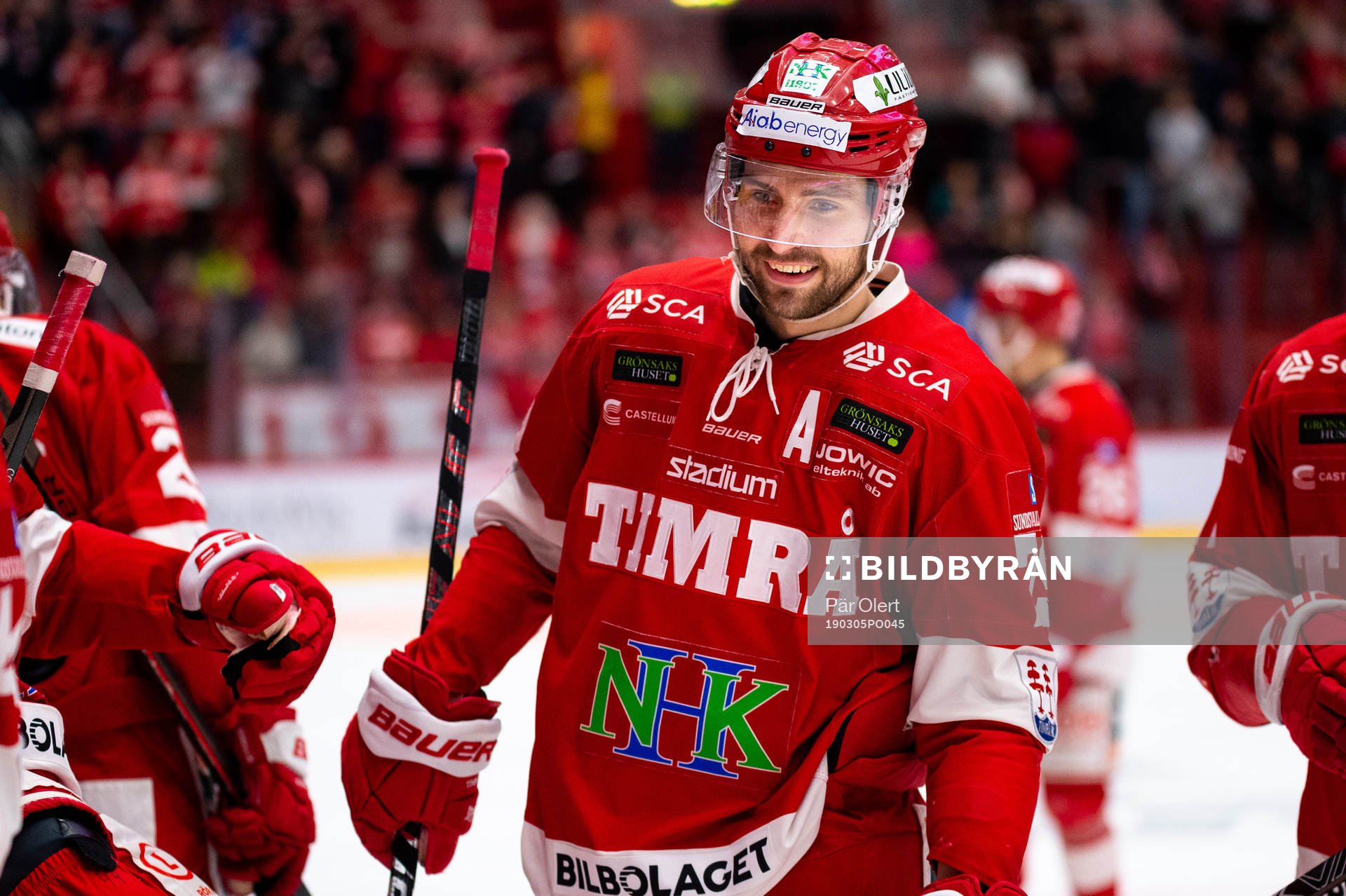 Timrås Ludvig Rensfeldt jublar
