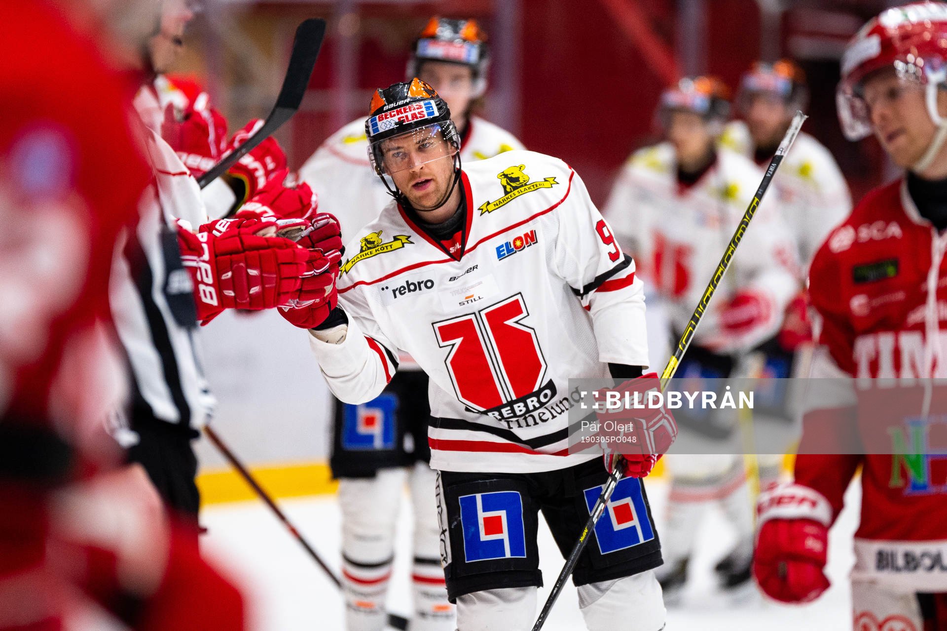 Örebros Tylor Spink jublar
