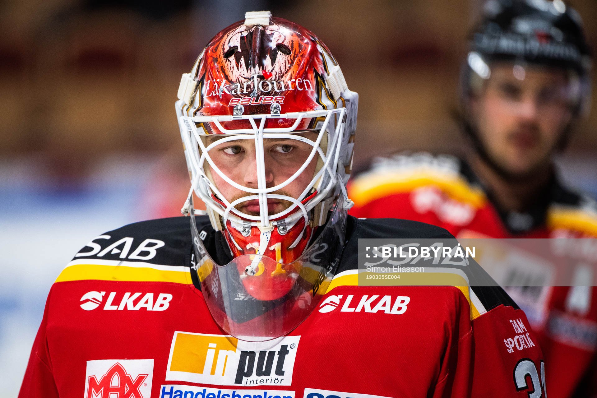 Luleås målvakt Niklas Rubin