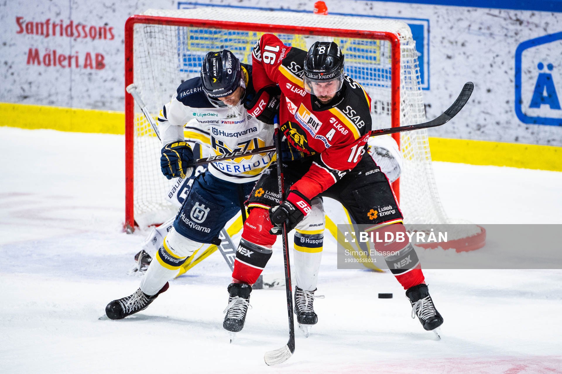 s Martin Fehérváry och Luleås Niklas Olausson