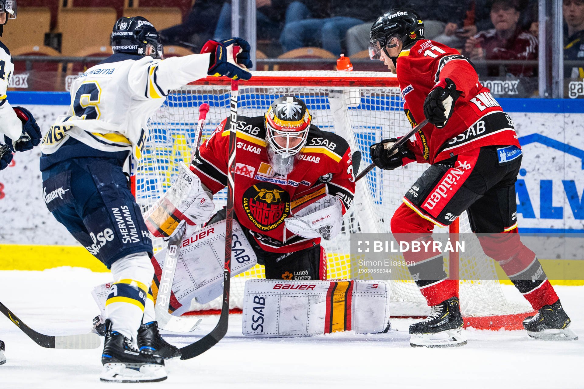 Luleås målvakt Joel Lassinantti