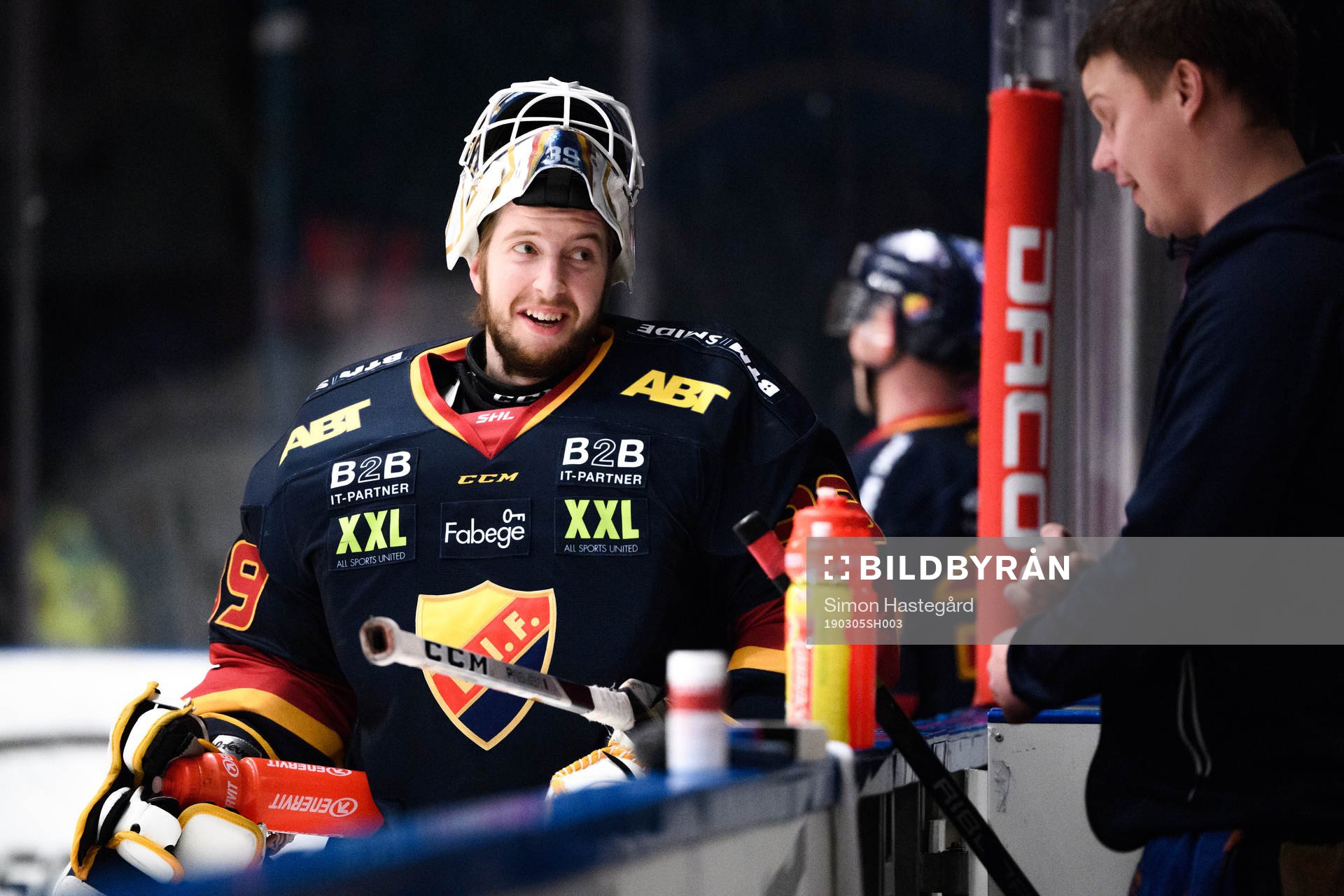 Djurgårdens målvakt Adam Reideborn