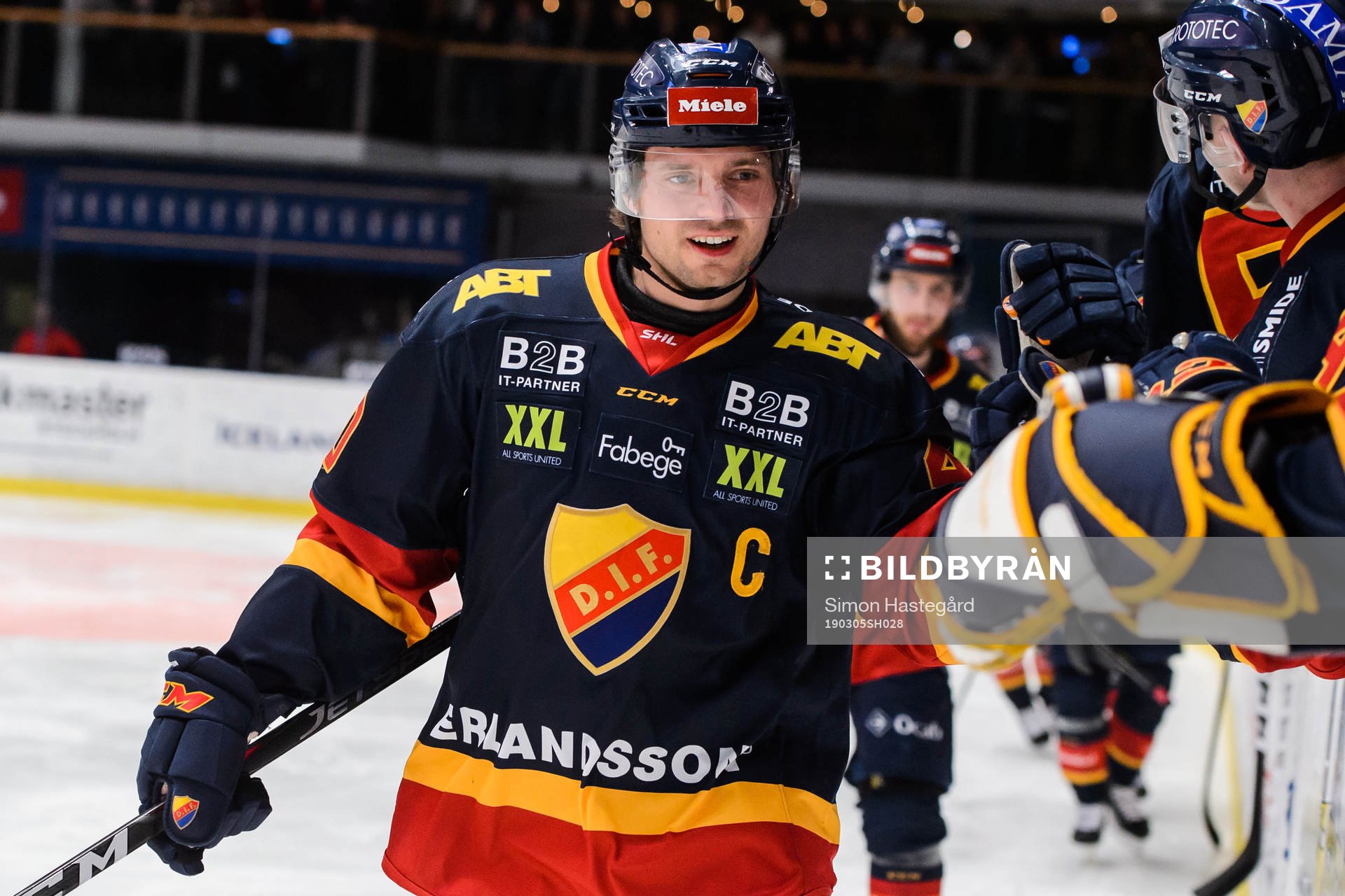 Djurgårdens Jacob Josefson jublar