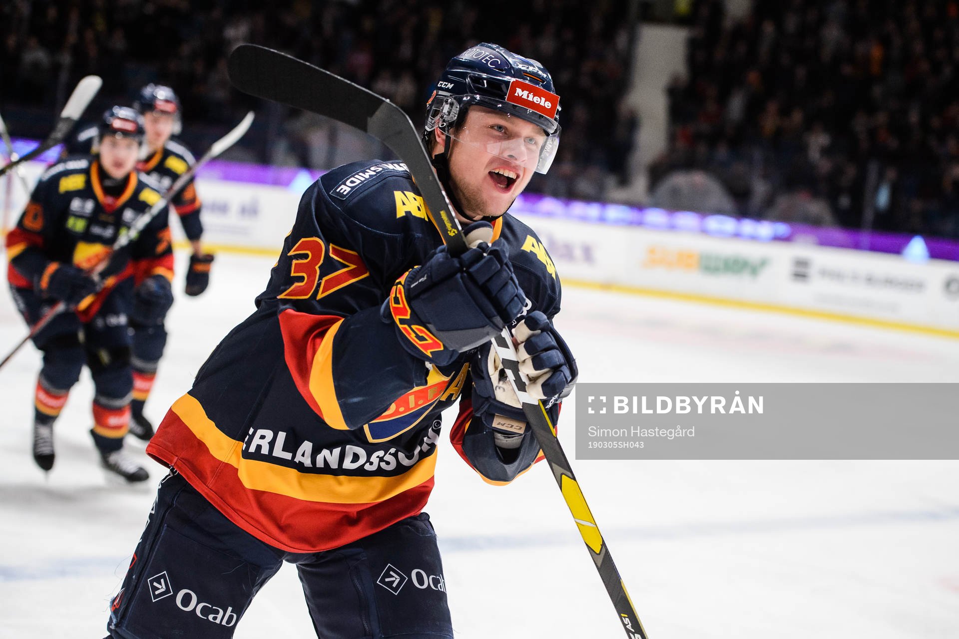 Djurgårdens Jesper Pettersson jublar