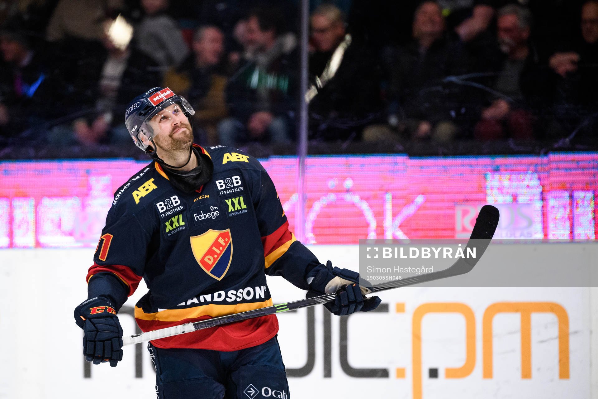 Djurgårdens Dick Axelsson deppar