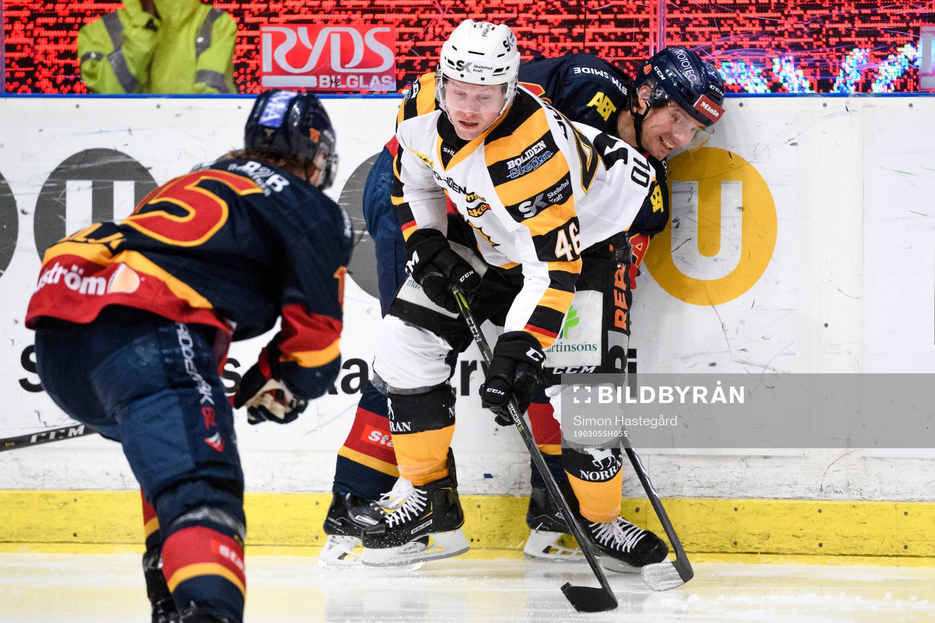 Skellefteås Mathis Olimb och Djurgårdens Jacob Josefson