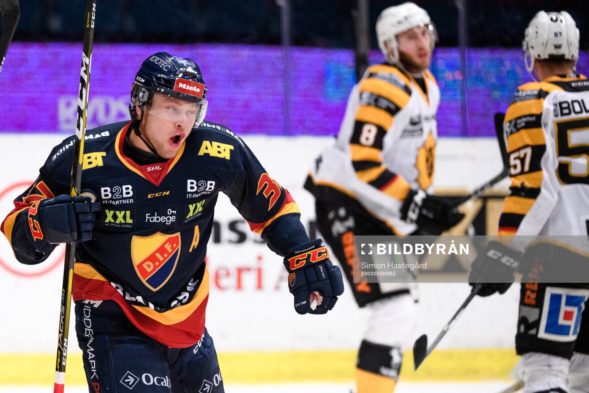 Djurgårdens Jesper Pettersson jublar