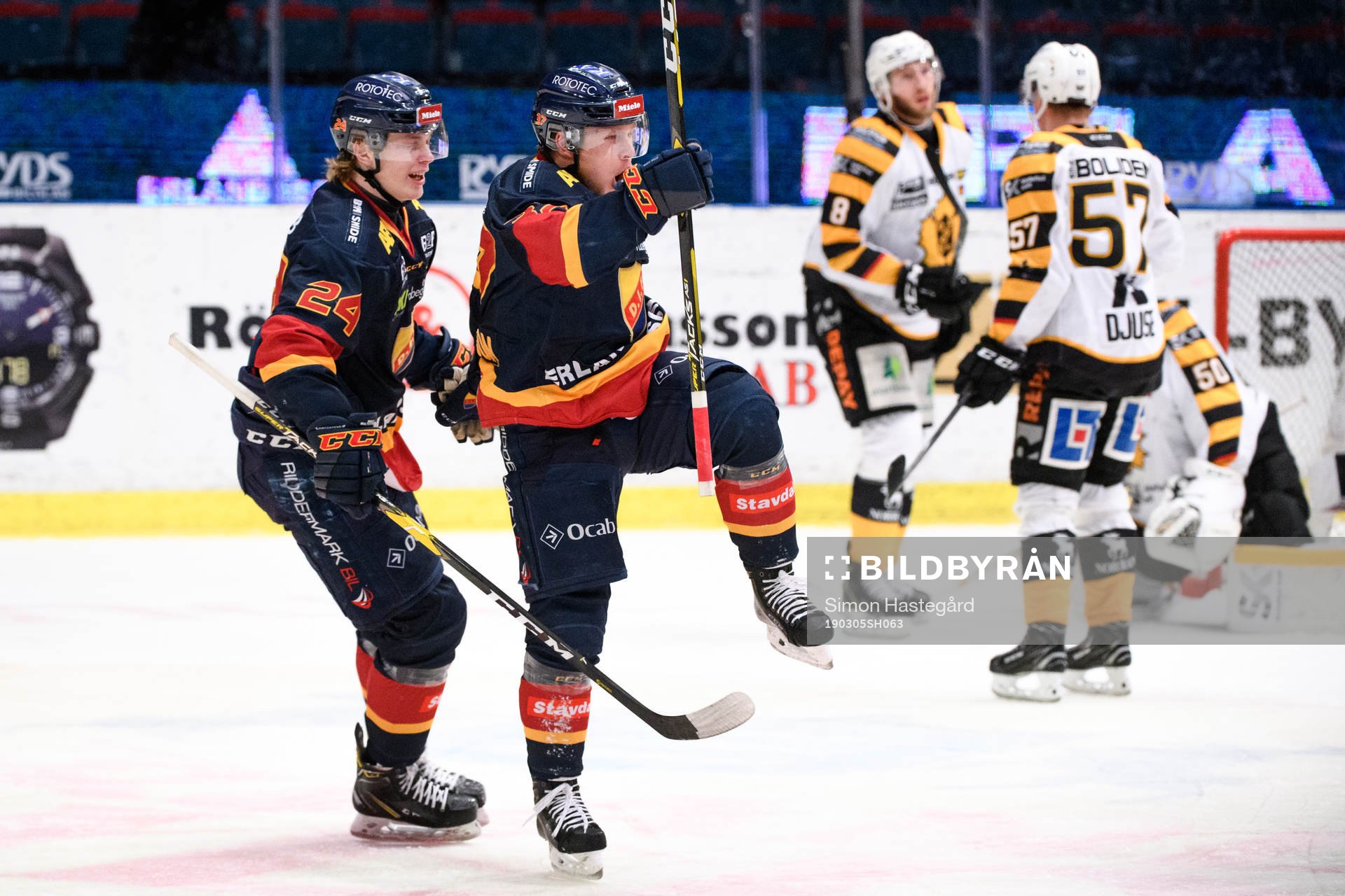 Djurgårdens Jesper Pettersson jublar