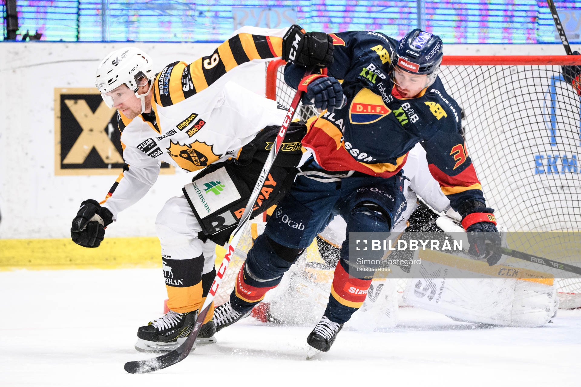 Skellefteås Filip Berglund och Djurgårdens Daniel Brodin