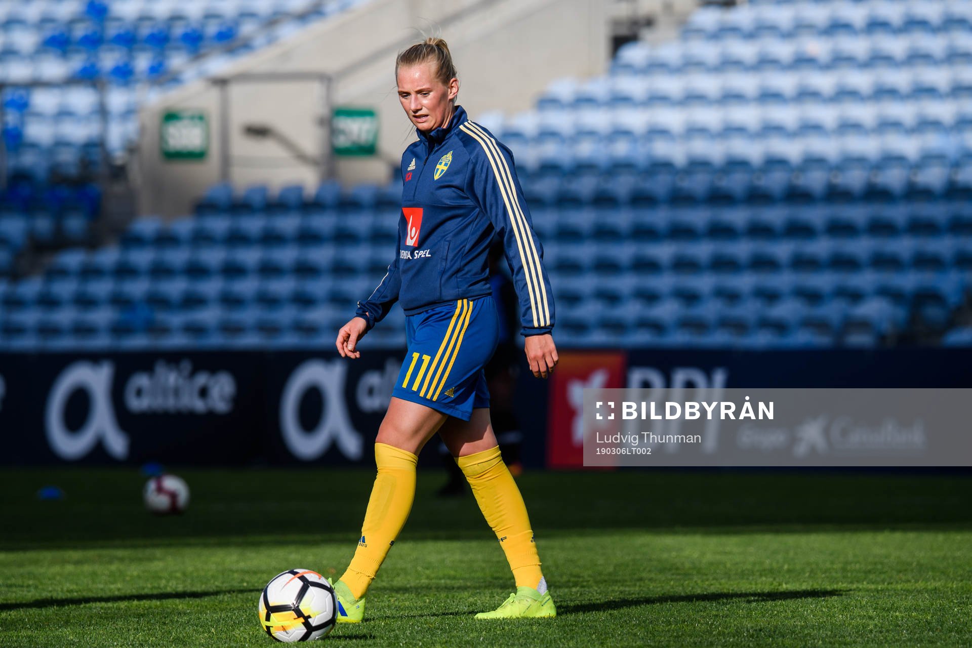 Stina Blackstenius of Sweden