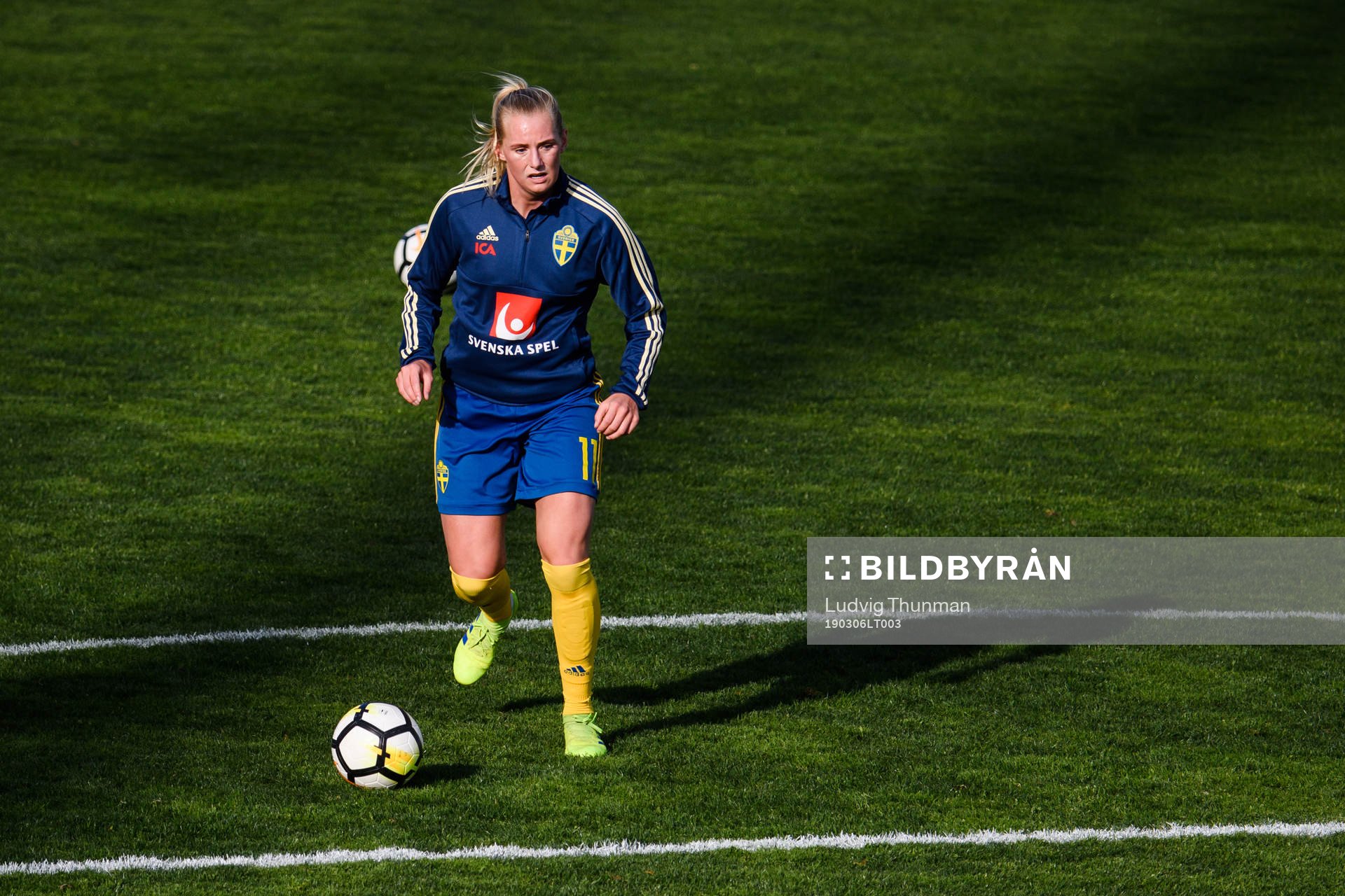 Stina Blackstenius of Sweden